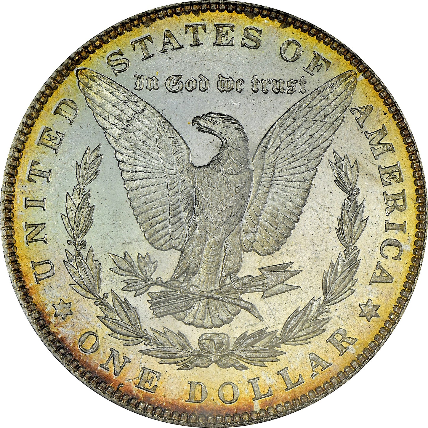 1885 $1 MS64 OGH RATTLER DMPL PCGS CAC