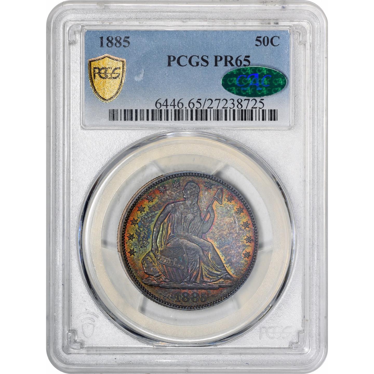 1885 50C PR65 PCGS CAC - Paradime Coins | PCGS NGC CACG CAC Rare US Numismatic Coins For Sale