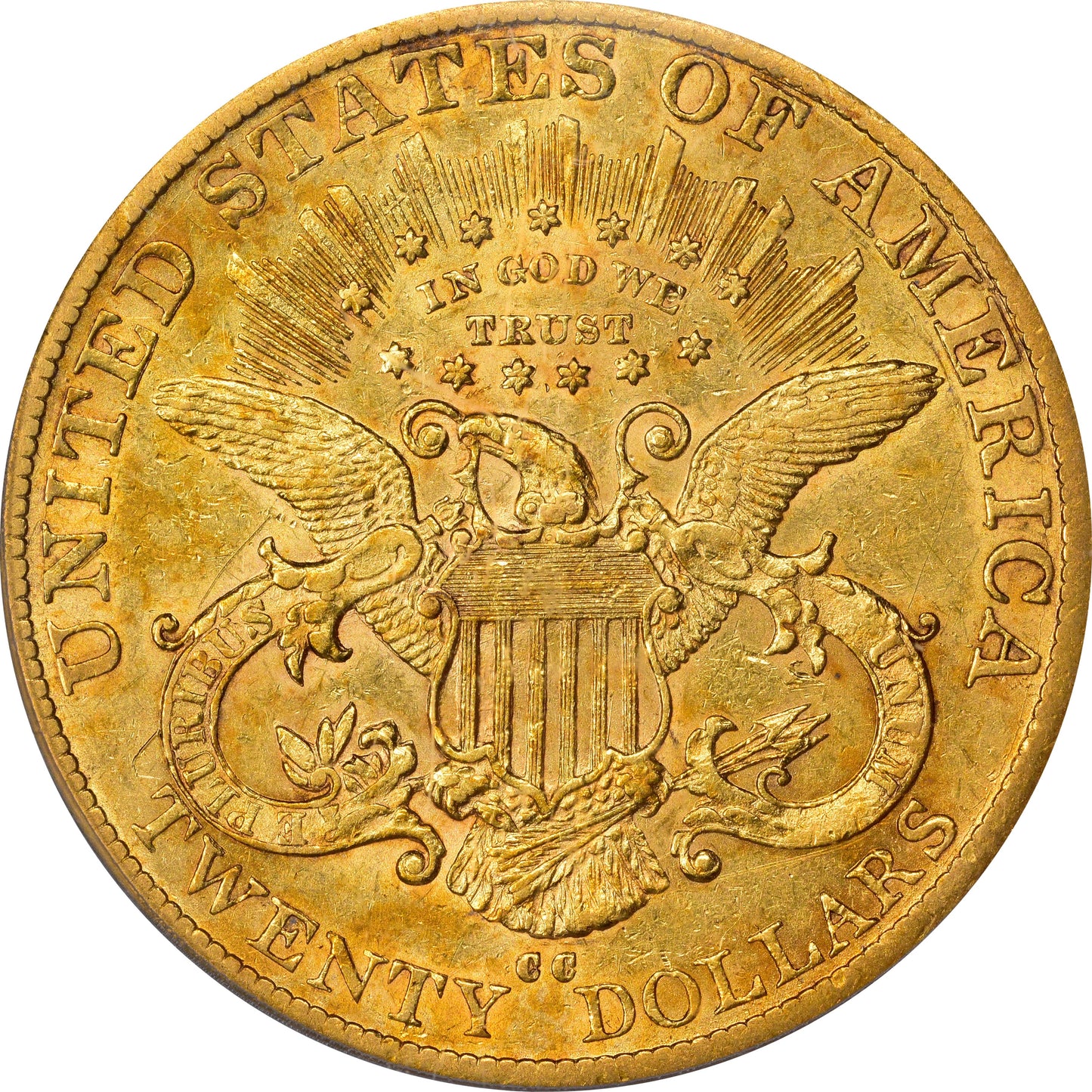 1890-CC $20 XF45 PCGS CAC