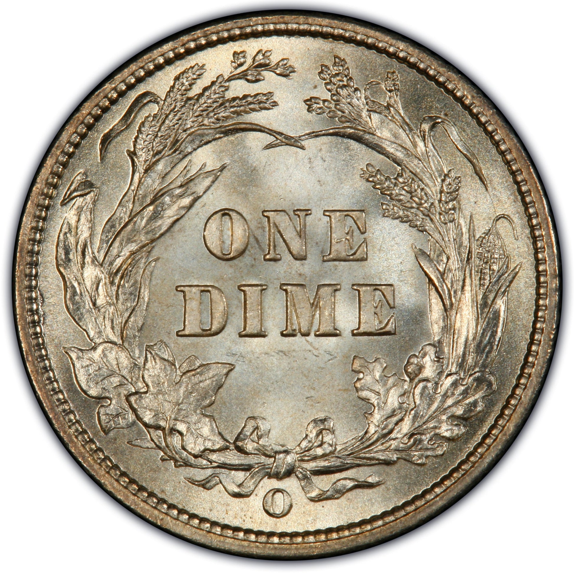 1892-O 10C MS66 + PCGS CAC EX SIMPSON 10C
