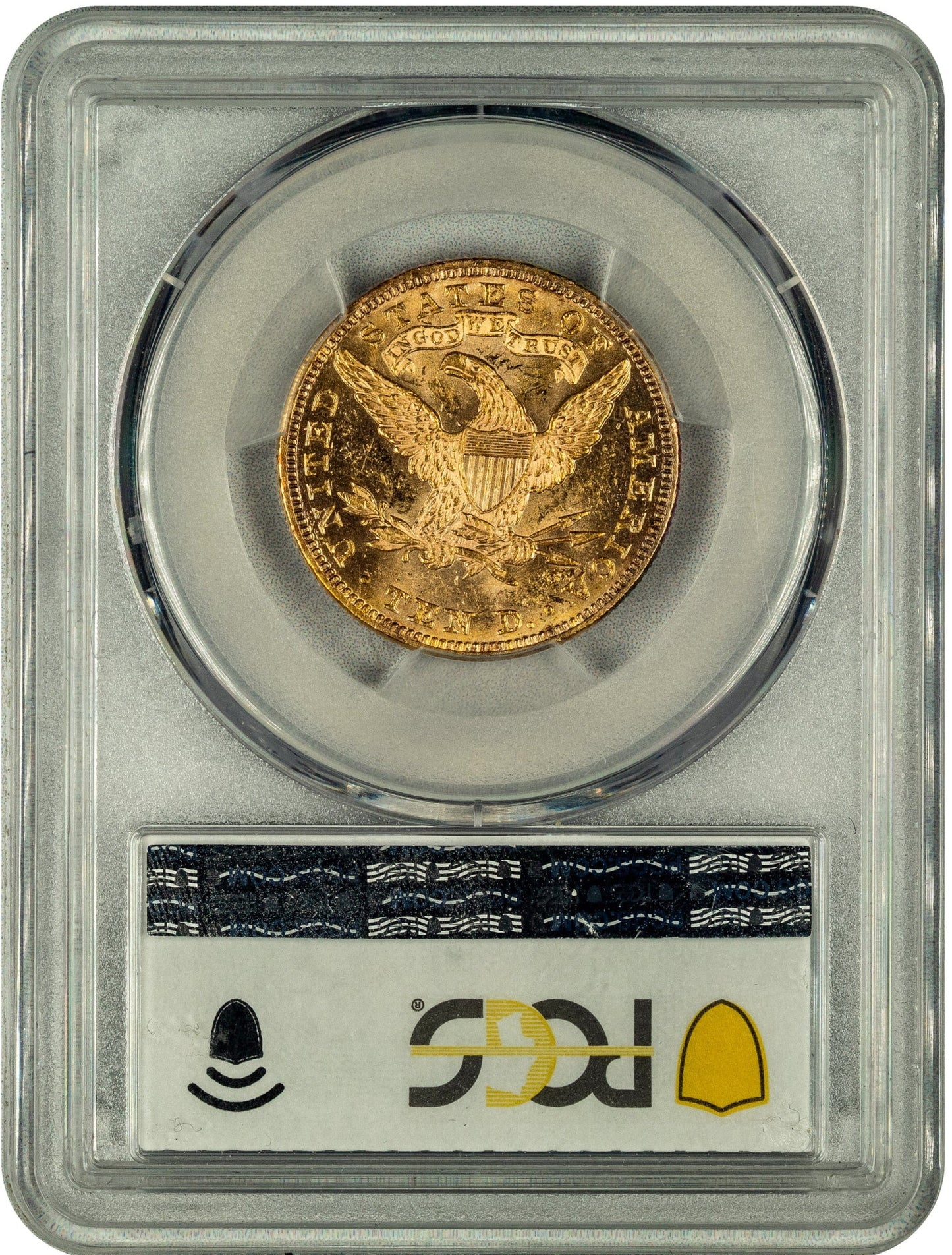 1892 $10 MS62 PCGS CAC REVERSE HOLDER