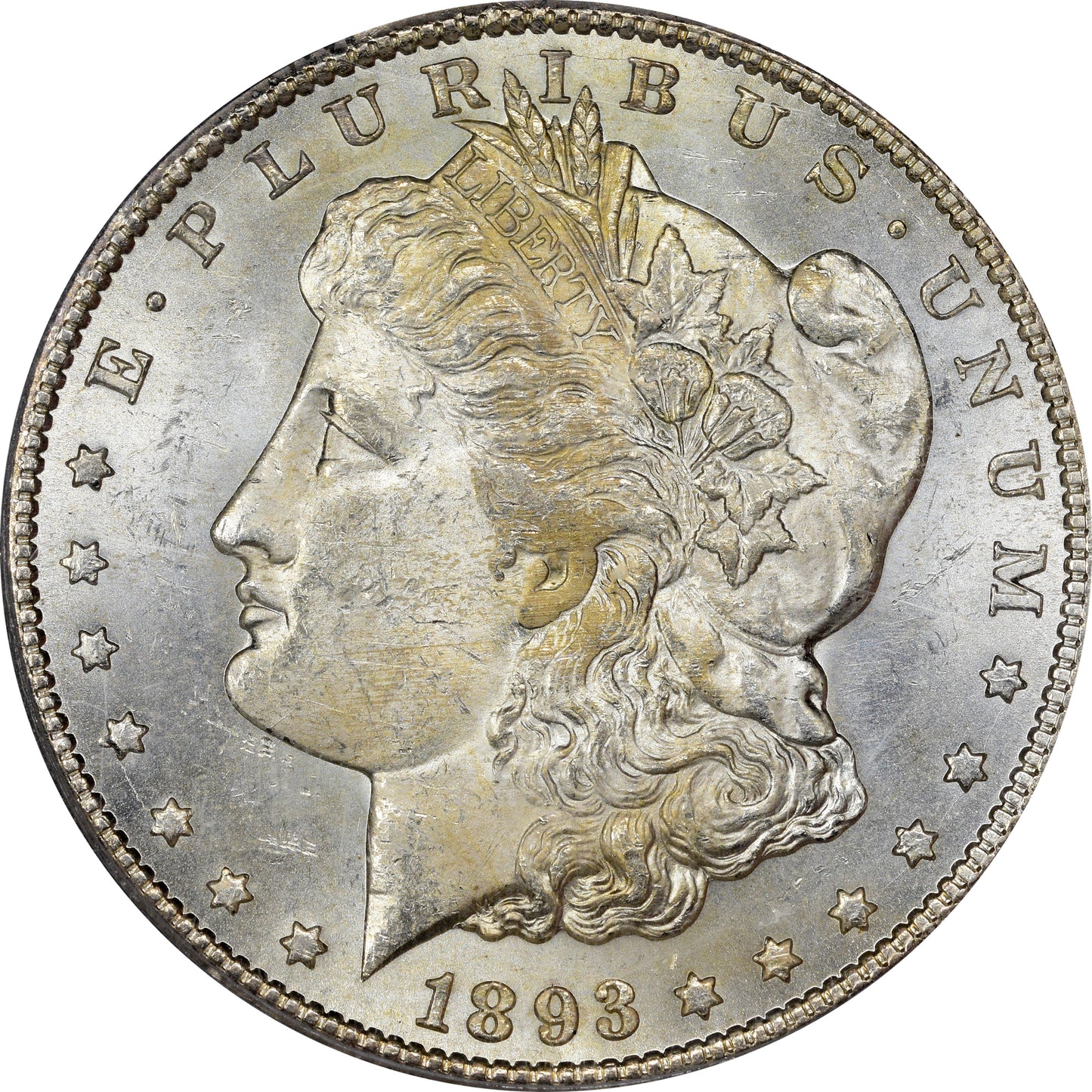1893-CC $1 MS62 OGH PCGS CAC