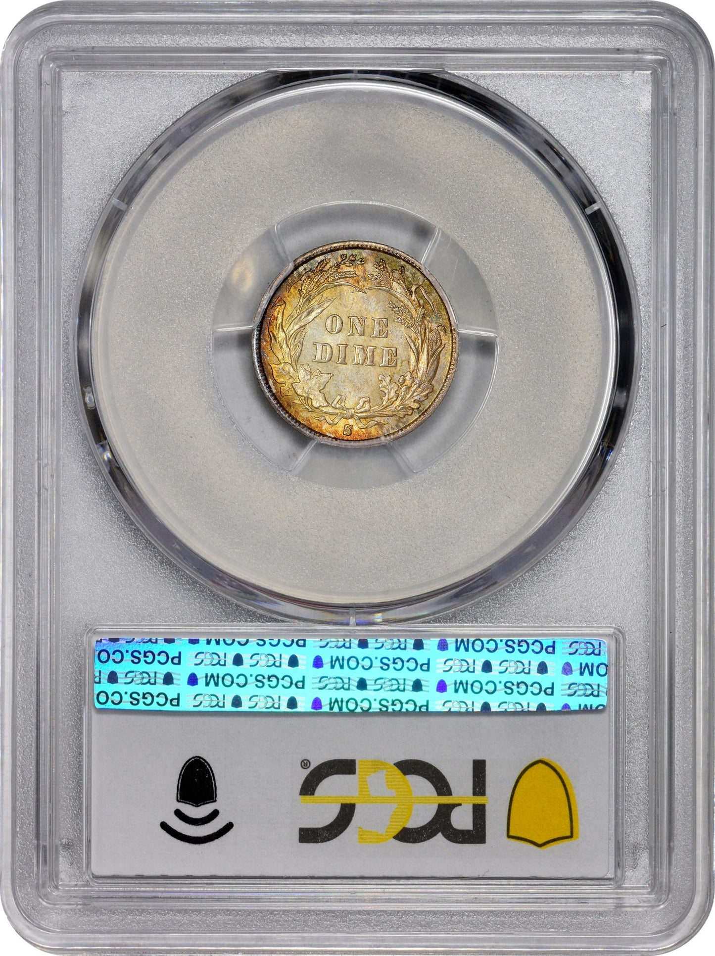 1893-S 10C MS66 + PCGS CAC EX DUCKOR