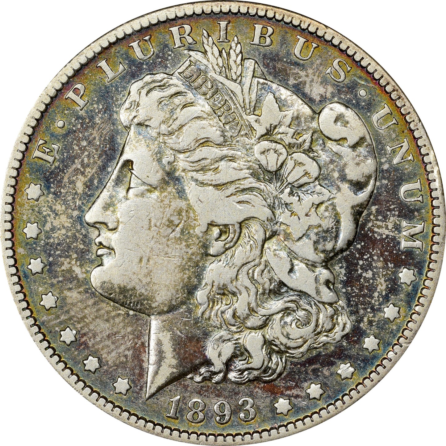 1893-S $1 VF20 OH ANACS SOAP BOX
