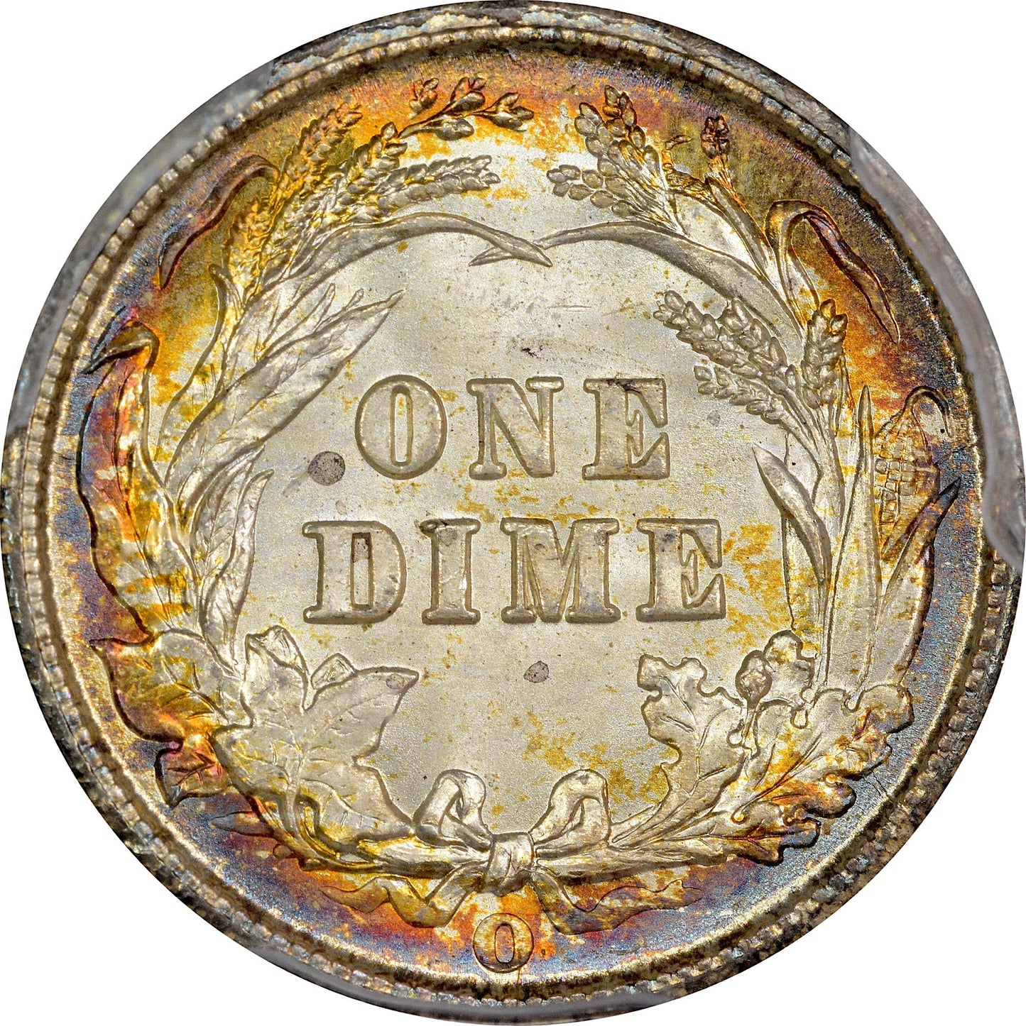 1893-O 10C MS66 PCGS CAC 10C