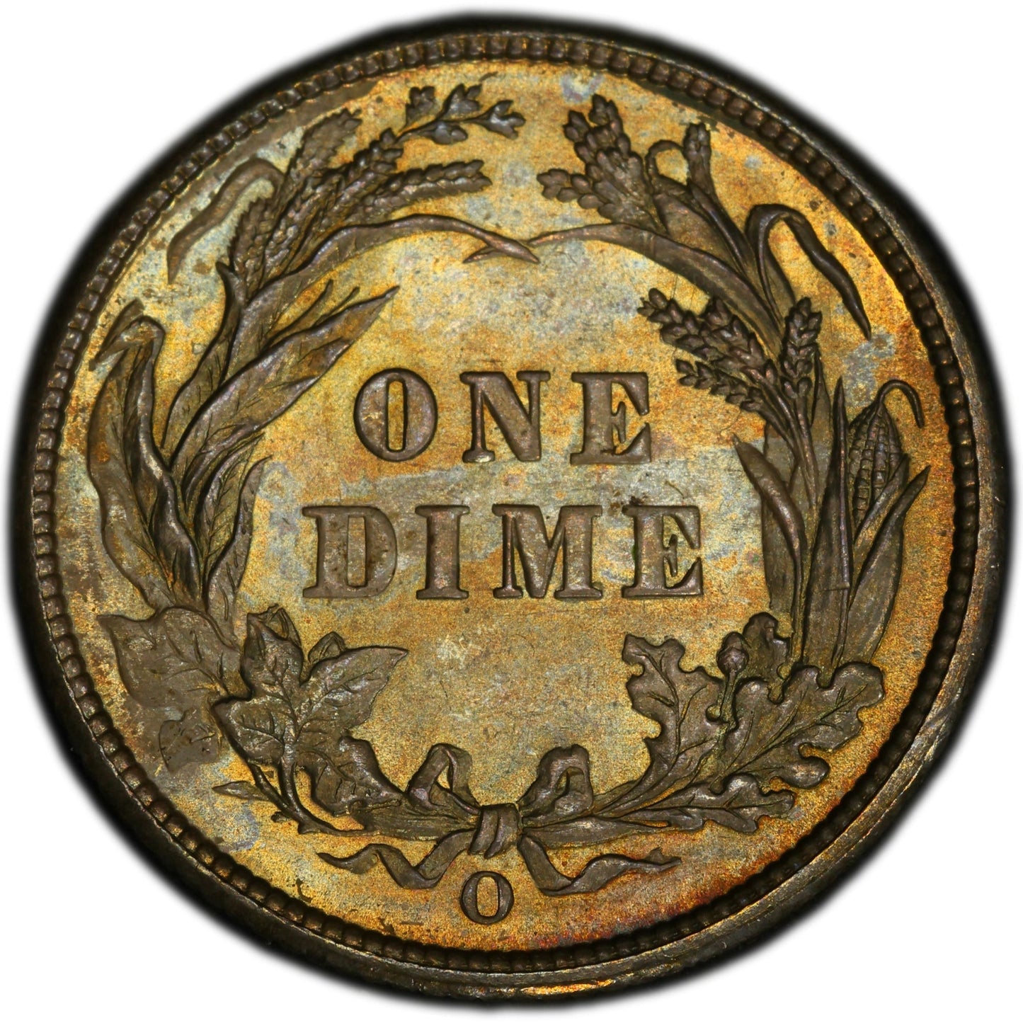 1895-O 10C MS65 + PCGS CAC EX NORWEB-LAW 10C