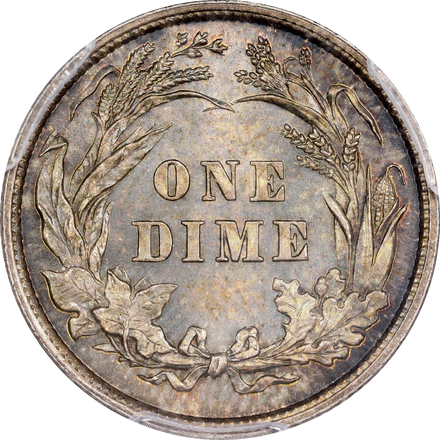 1895 10C MS67 + PCGS CAC 10C