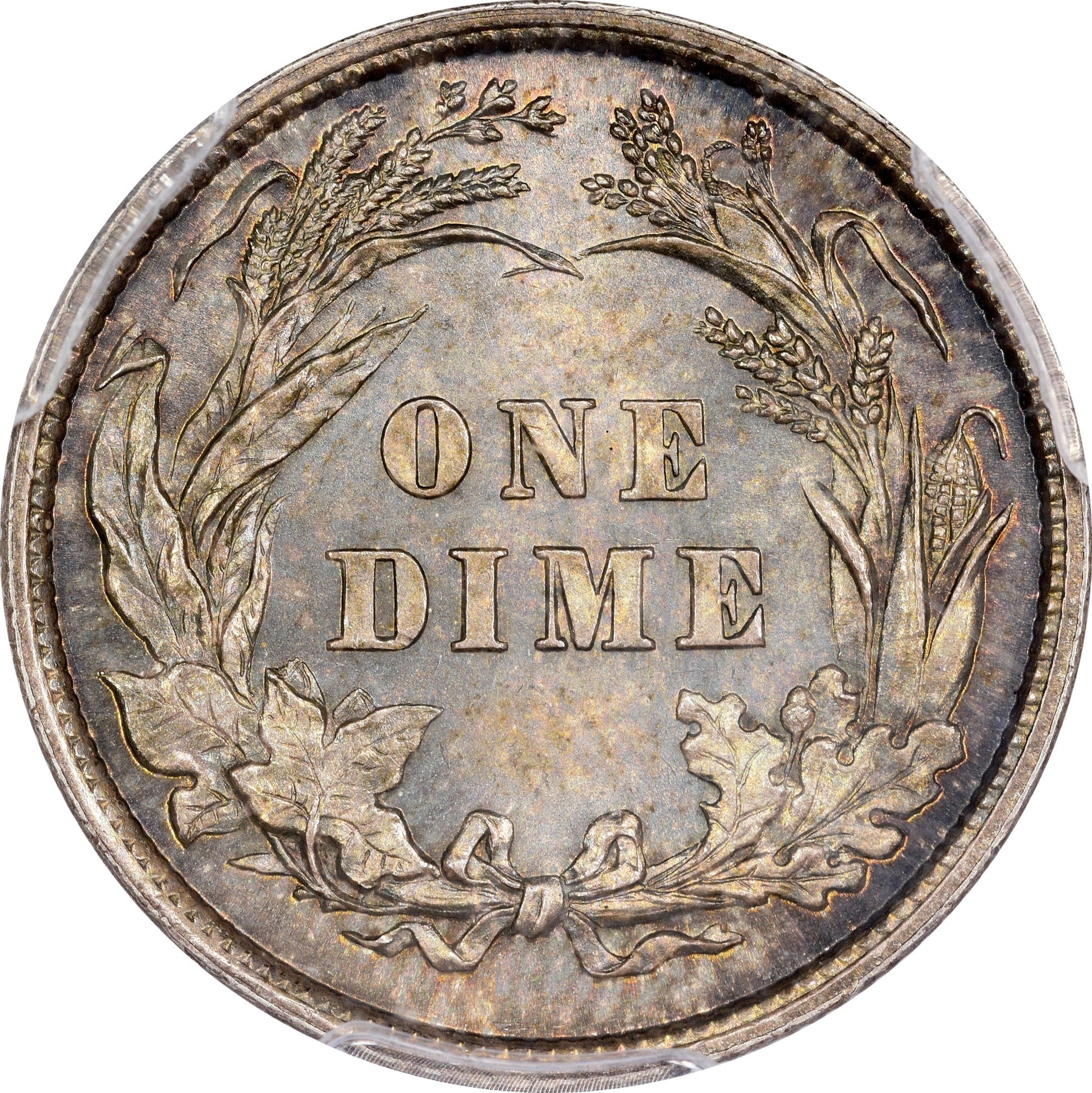 1895 10C MS67 + PCGS CAC 10C