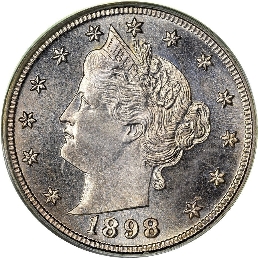 1898 5C PR65 OGH PCGS GOLD CAC - Paradime Coins | PCGS NGC CACG CAC Rare US Numismatic Coins For Sale