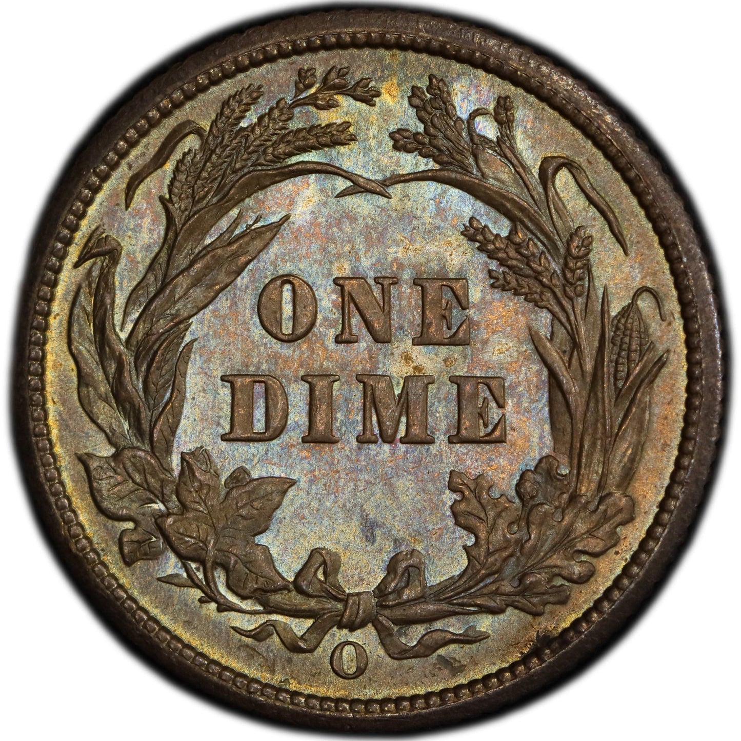 1899-O 10C MS66 + PCGS CAC EX NORWEB-SIMPSON 10C