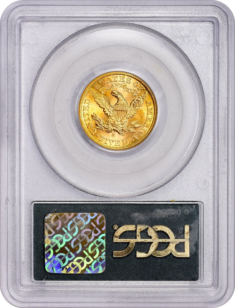 1900-S $5 MS66 OGH PCGS CAC - Paradime Coins | PCGS NGC CACG CAC Rare US Numismatic Coins For Sale