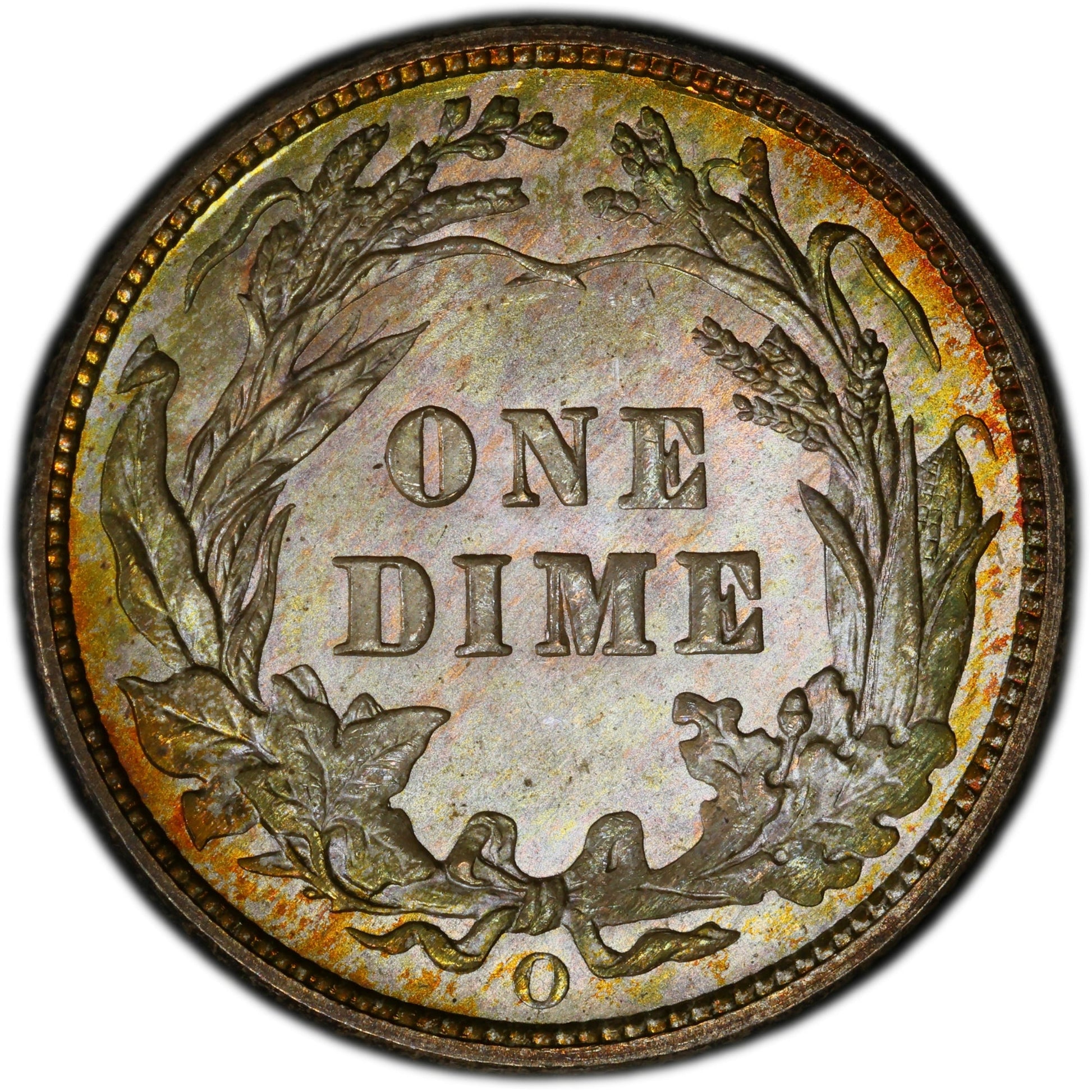 1901-O 10C MS67 + PCGS CAC EX BLAY 10C