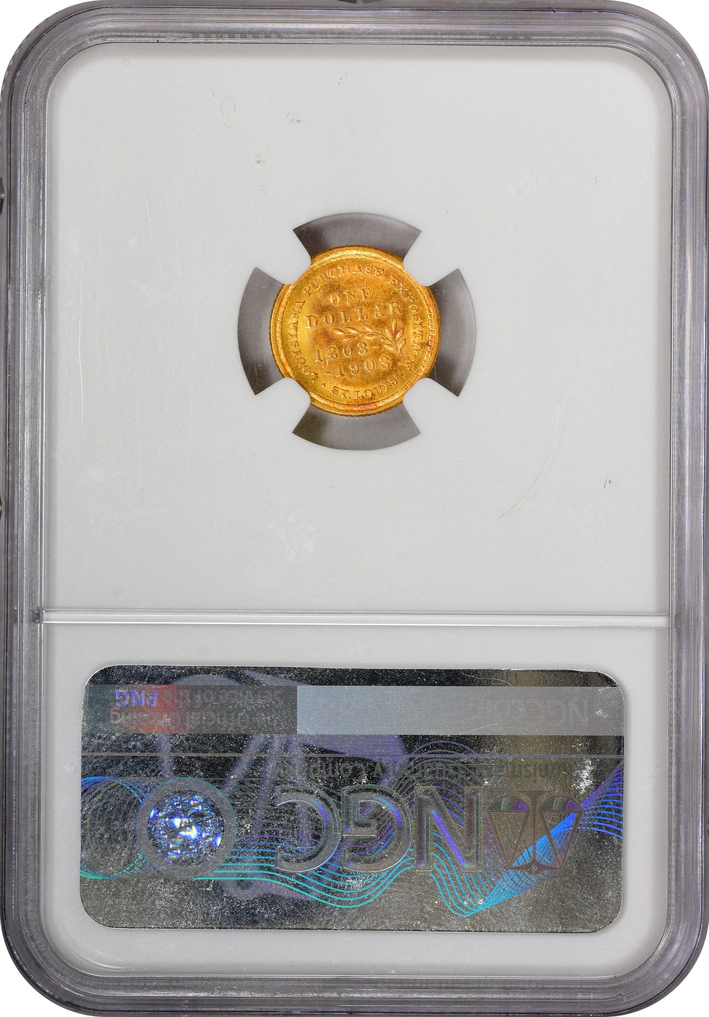 1903 G$1 Mckinley Louisiana Purchase Ms67 Ngc Cac Others