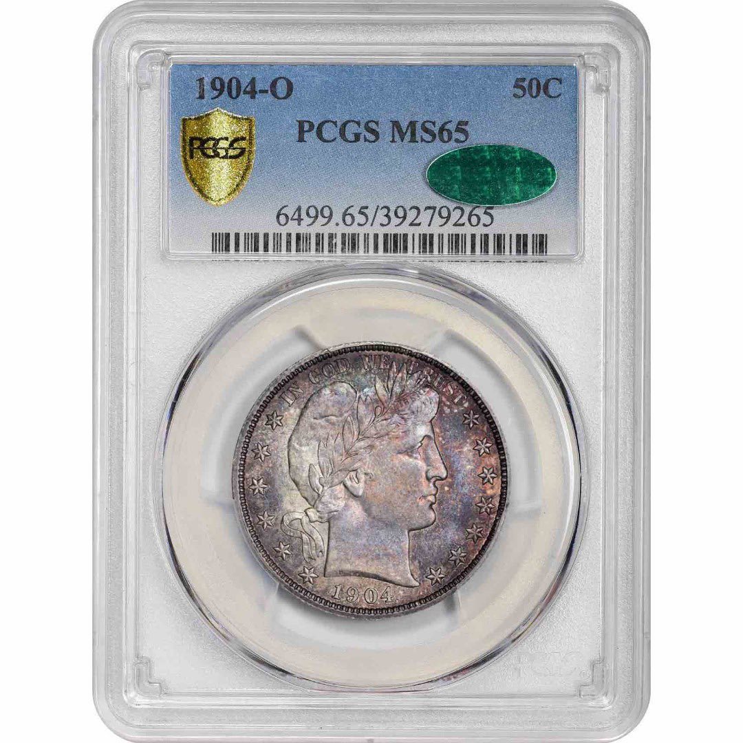 1904-O 50C MS65 PCGS CAC - Paradime Coins | PCGS NGC CACG CAC Rare US Numismatic Coins For Sale