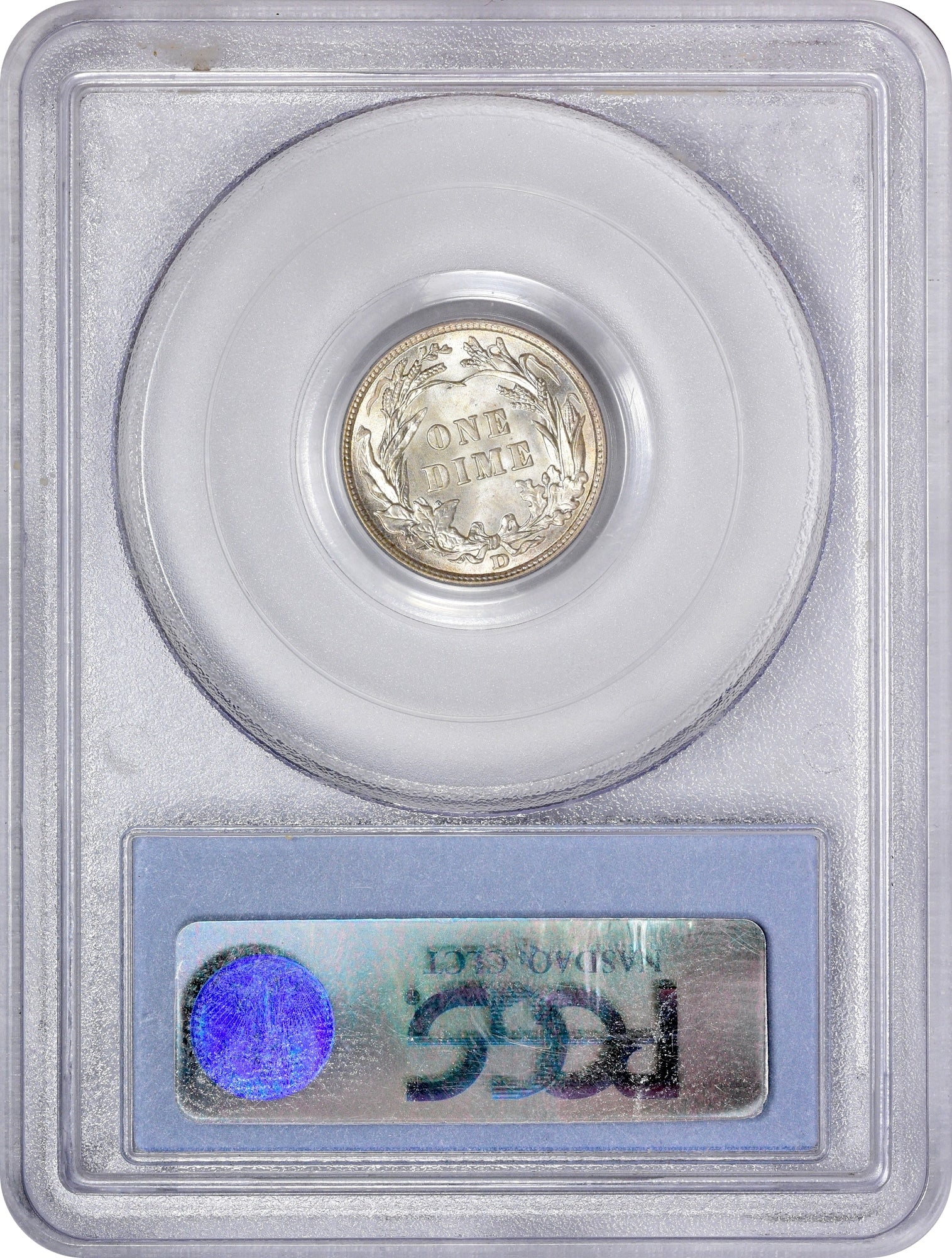1908-D 10C MS67 PCGS CAC EX SIMPSON