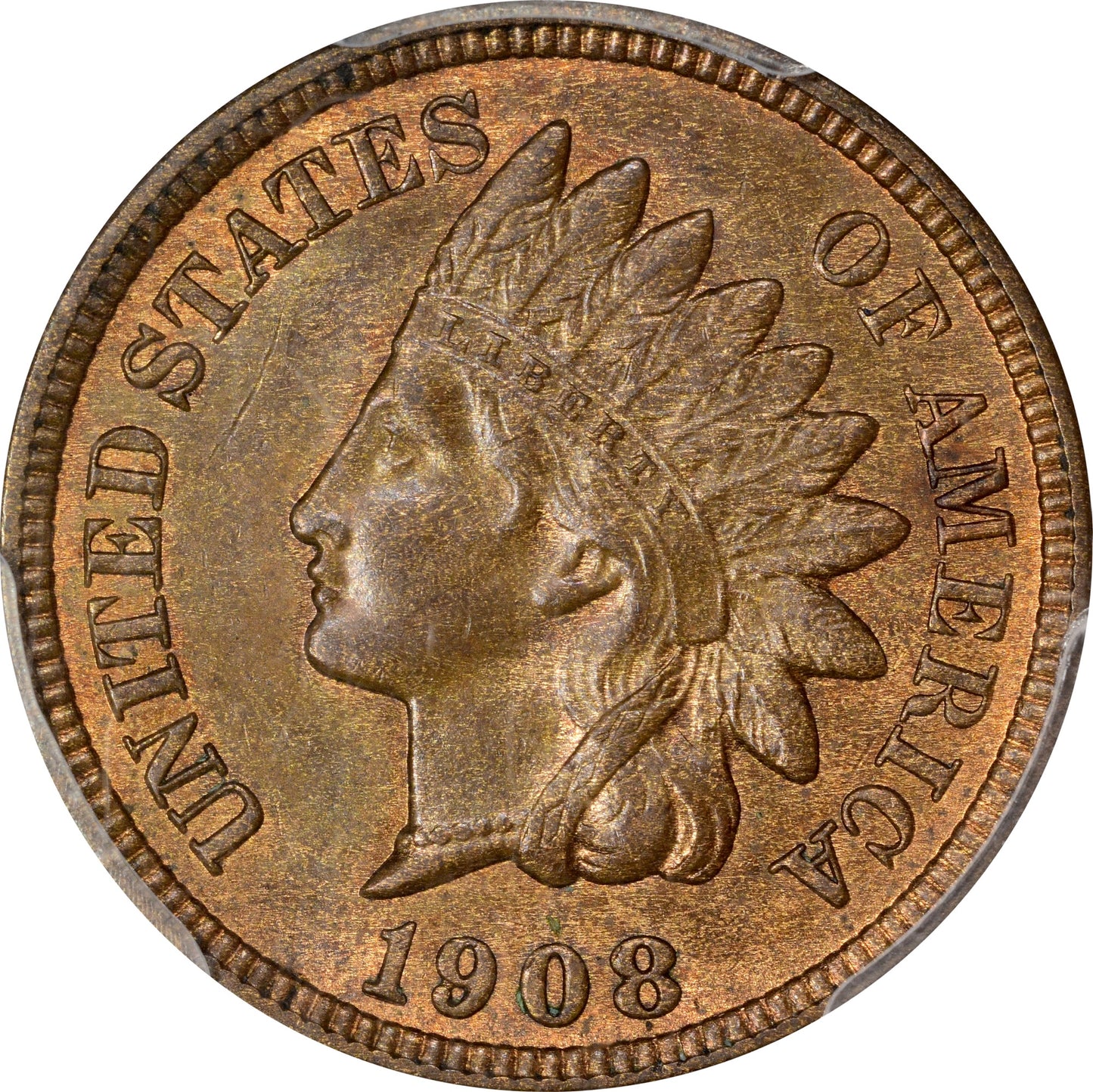 1908-S 1C MS65 BN PCGS CAC