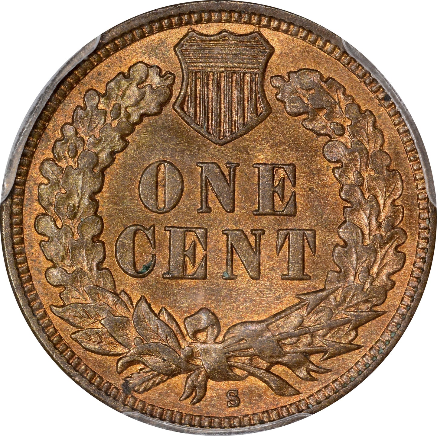 1908-S 1C MS65 BN PCGS CAC