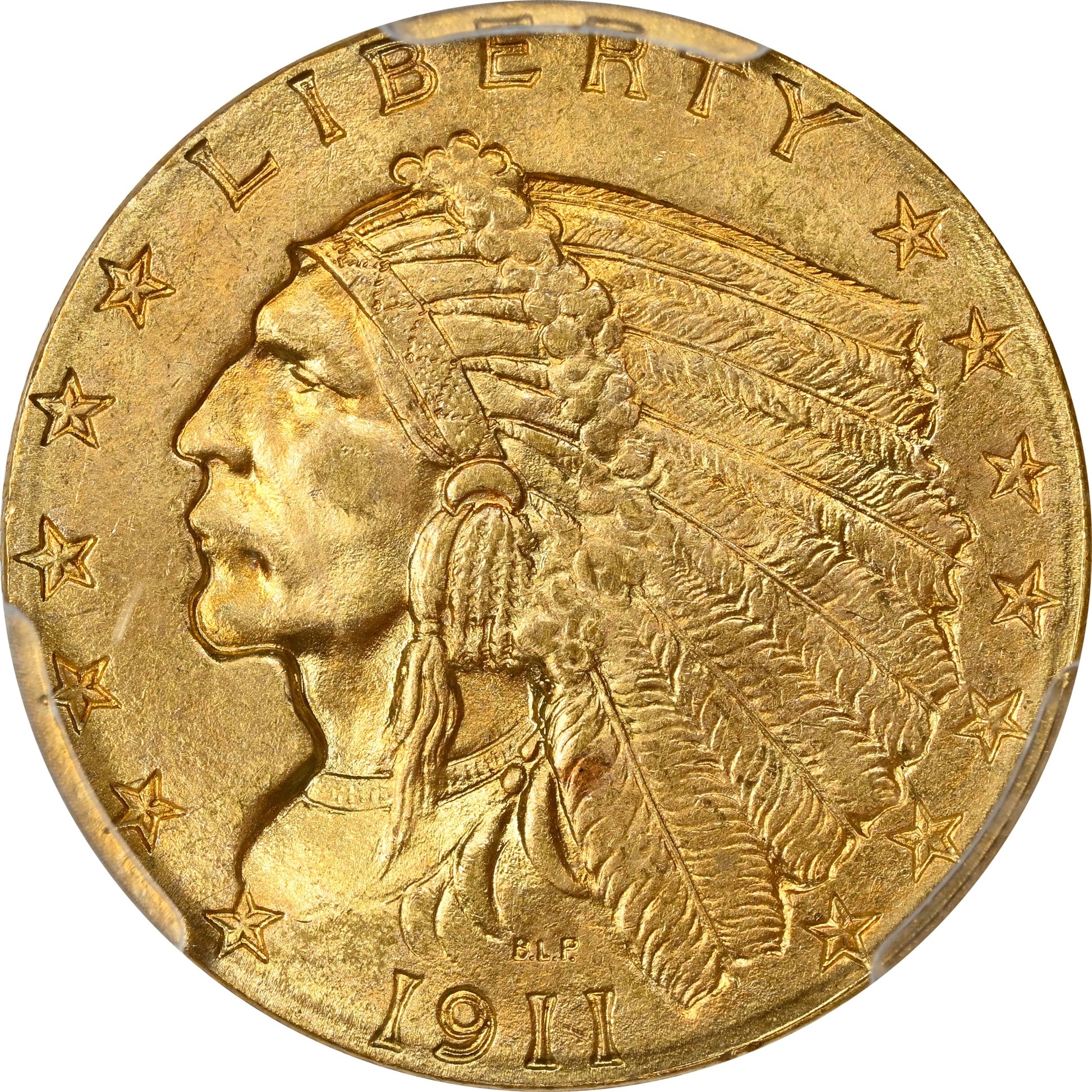 1911 $2.5 MS65+ PCGS CAC
