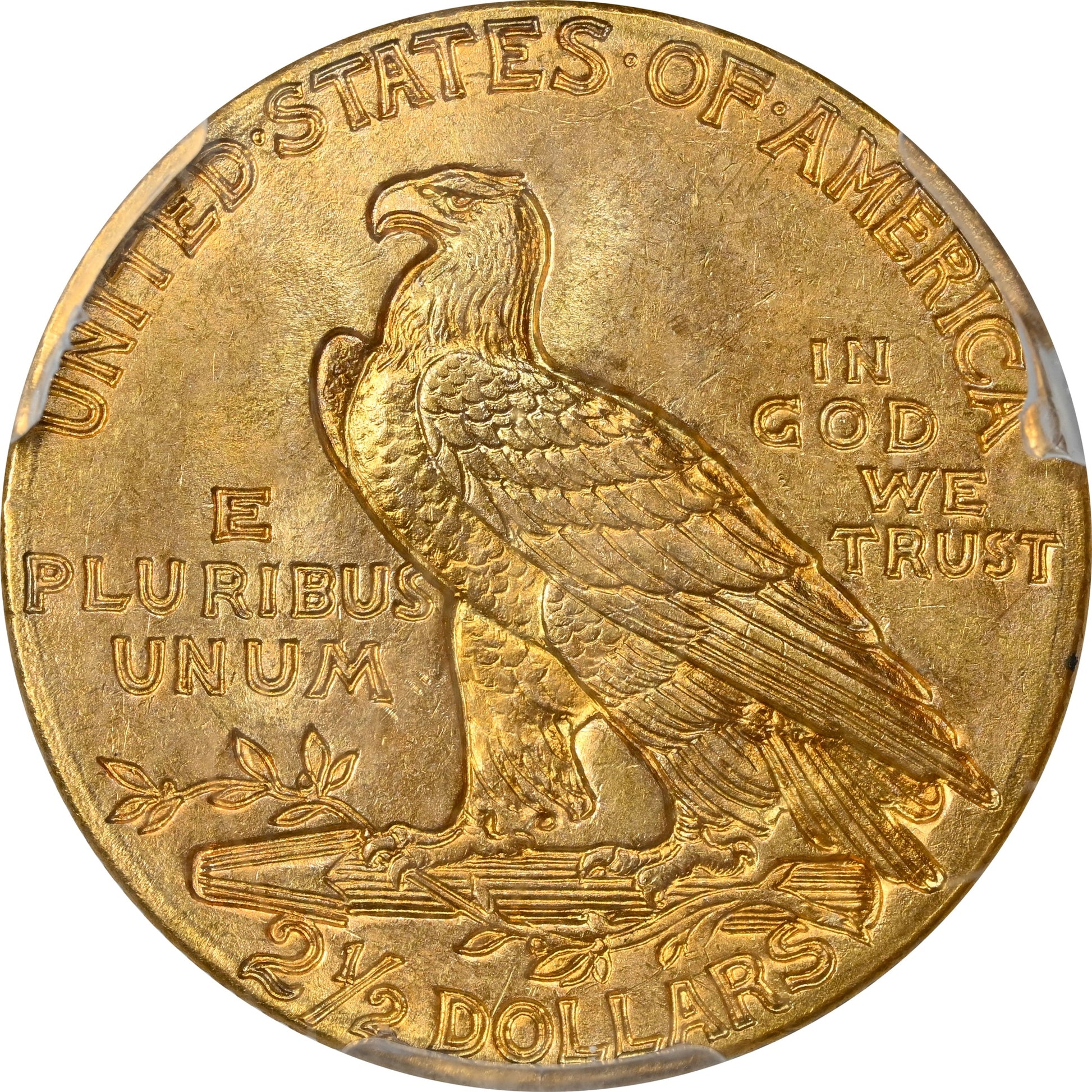 1911 $2.5 MS65+ PCGS CAC REVERSE