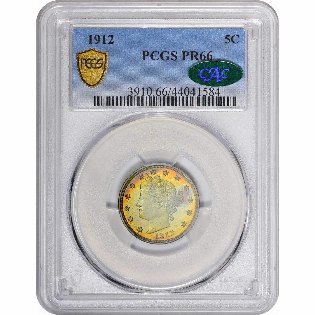 1912 5C PR66 PCGS CAC - Paradime Coins | PCGS NGC CACG CAC Rare US Numismatic Coins For Sale