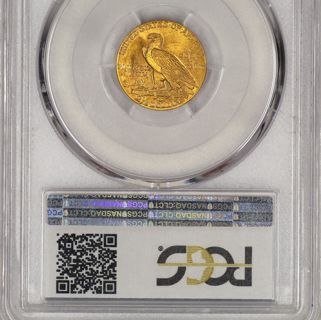 1913 $2.5 MS64 PCGS - Paradime Coins | PCGS NGC CACG CAC Rare US Numismatic Coins For Sale
