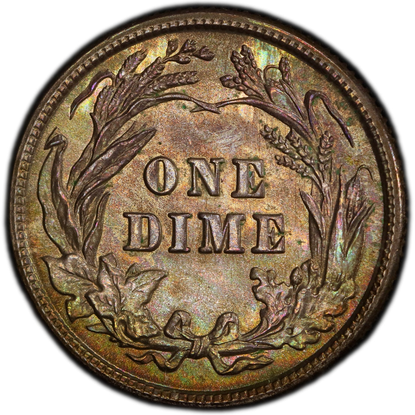 1914 10C MS67 PCGS CAC EX BLAY 10C