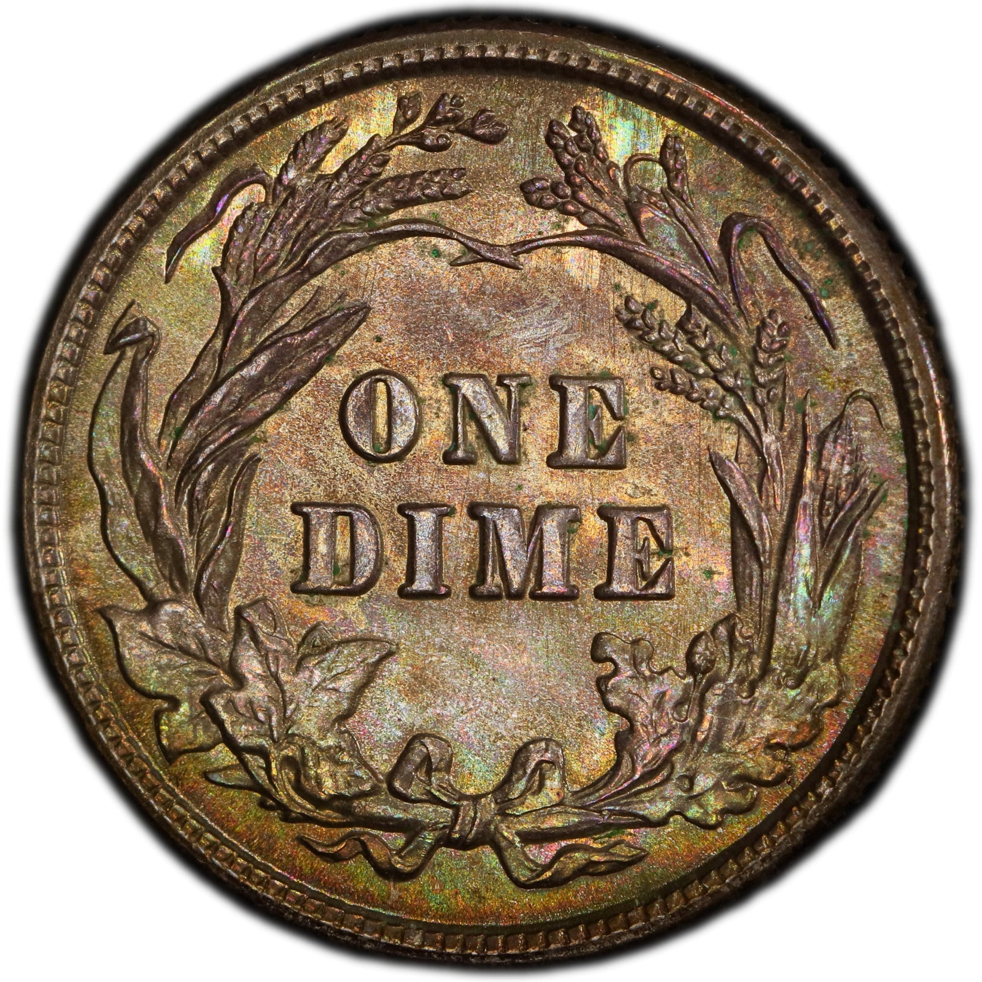 1914 10C MS67 PCGS CAC EX BLAY 10C