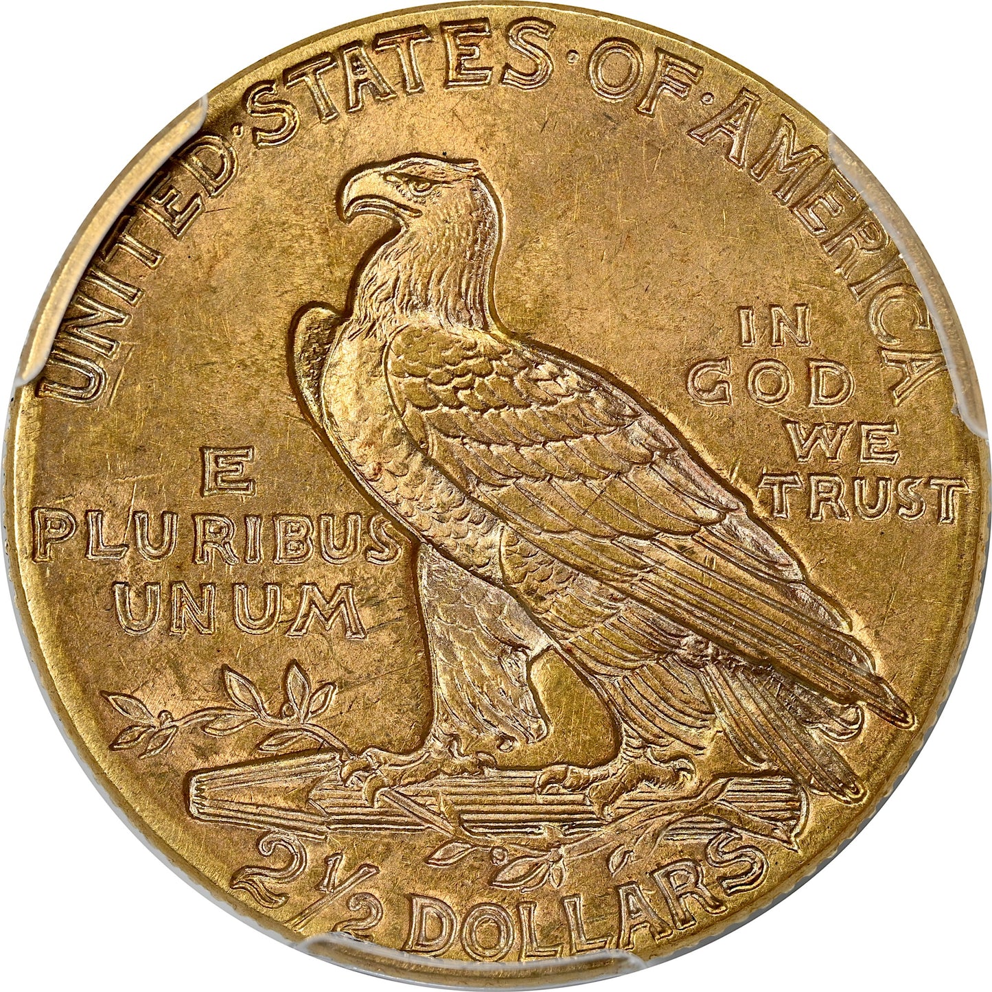1914 $2.5 MS64+ PCGS CAC REVERSE