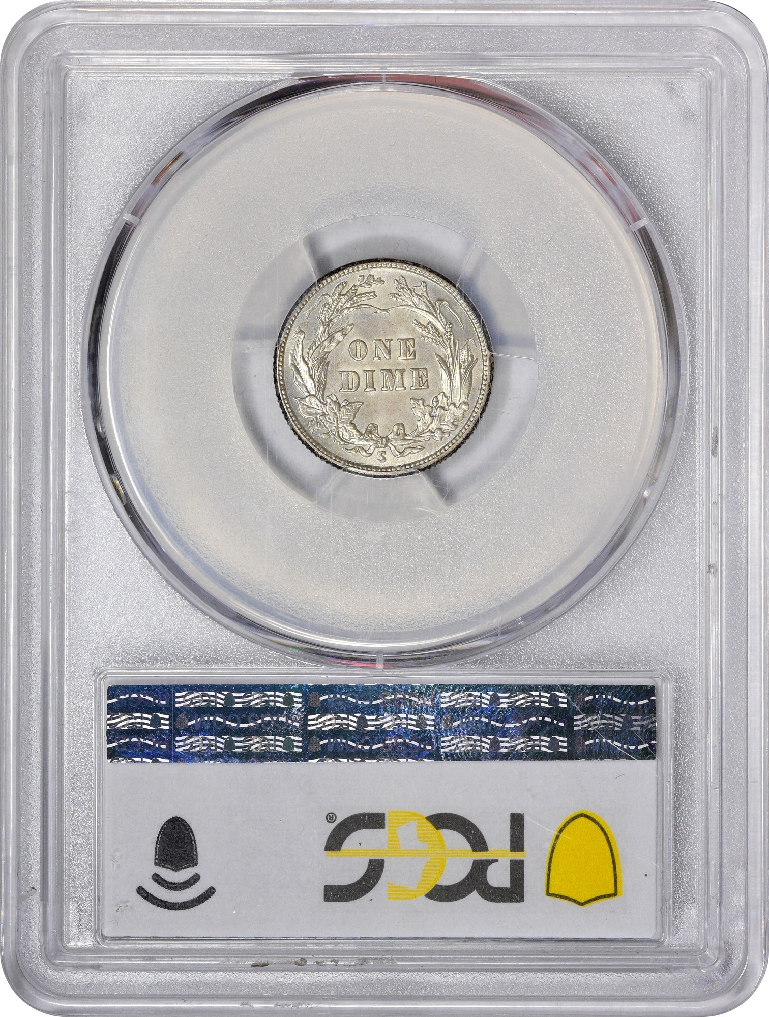 1915-S 10C MS67 PCGS CAC EX DUCKOR-SIMPSON 10C