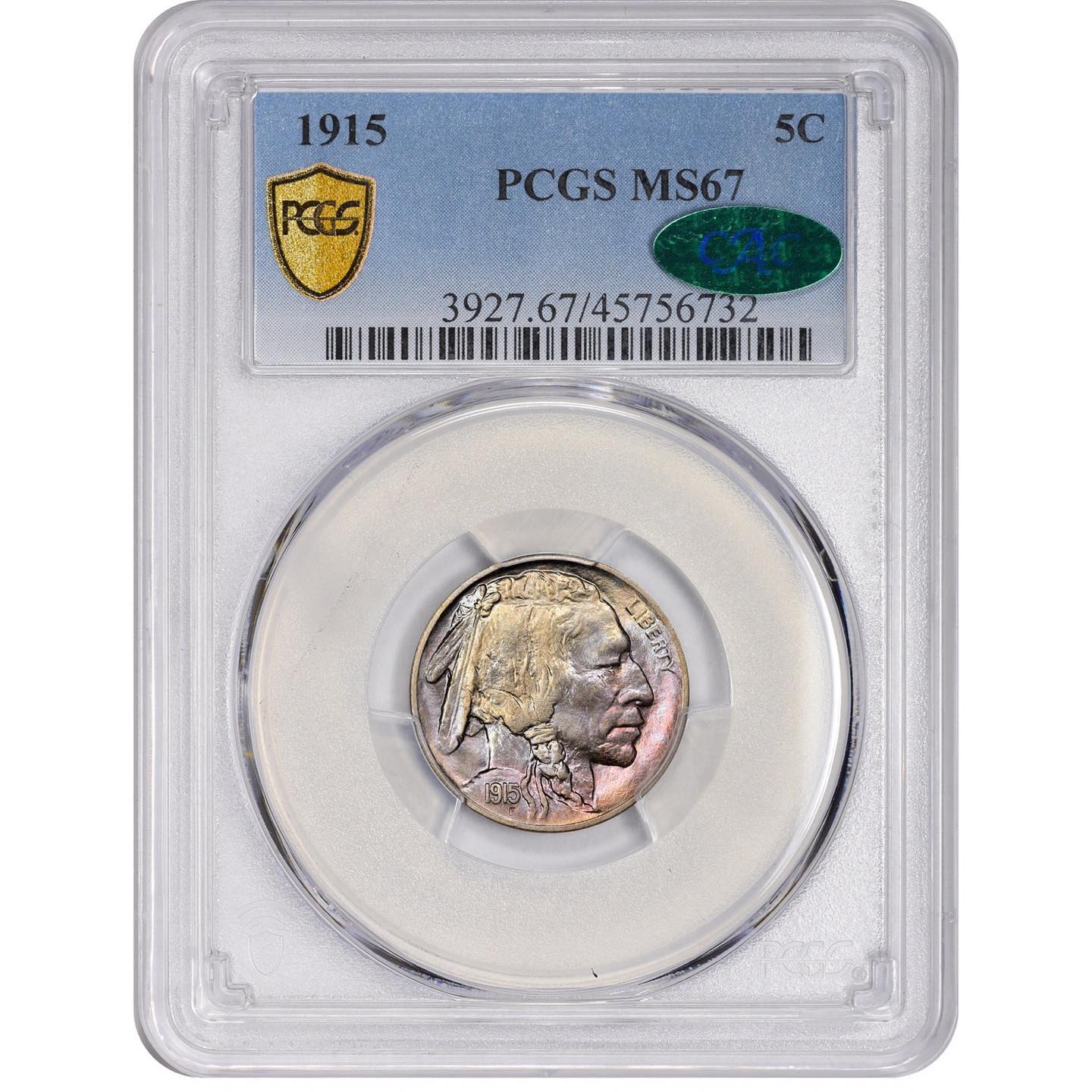 1915 5C MS67 PCGS CAC - Paradime Coins | PCGS NGC CACG CAC Rare US Numismatic Coins For Sale