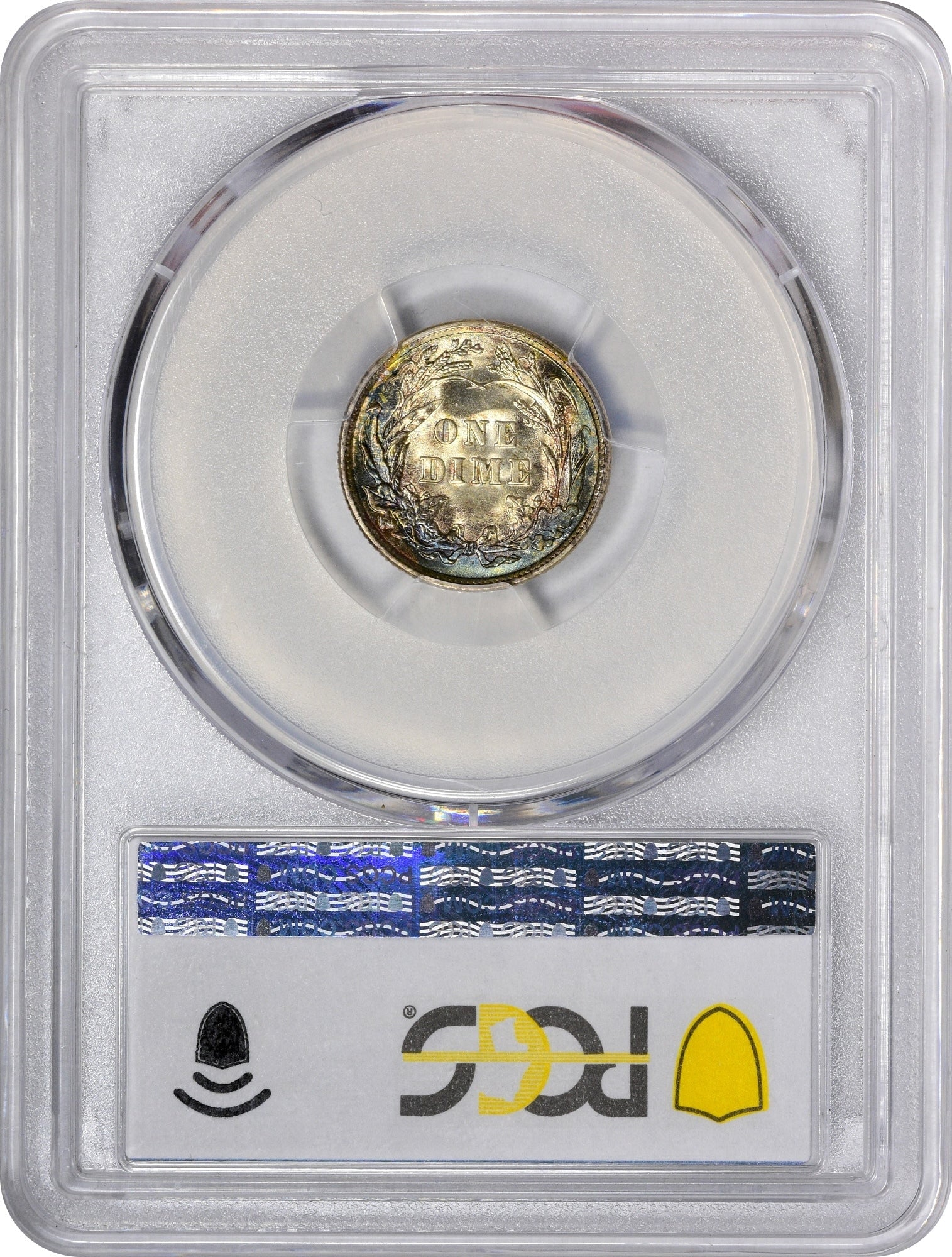 1916 10C BARBER MS67 + PCGS CAC EX LILY NICOLE COLLECTION 10C