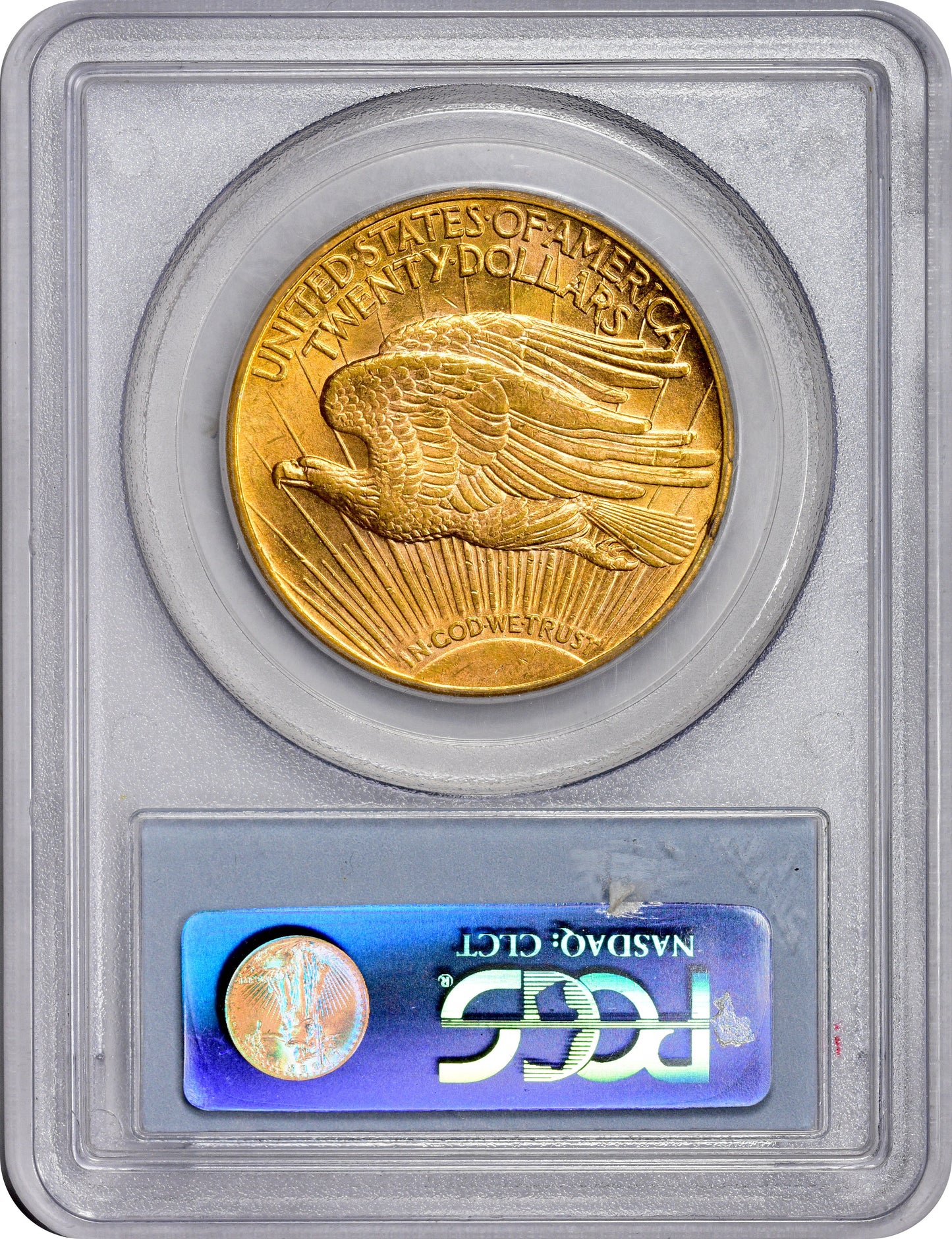 1924-D $20 AU58 PCGS CAC REV HOLDER