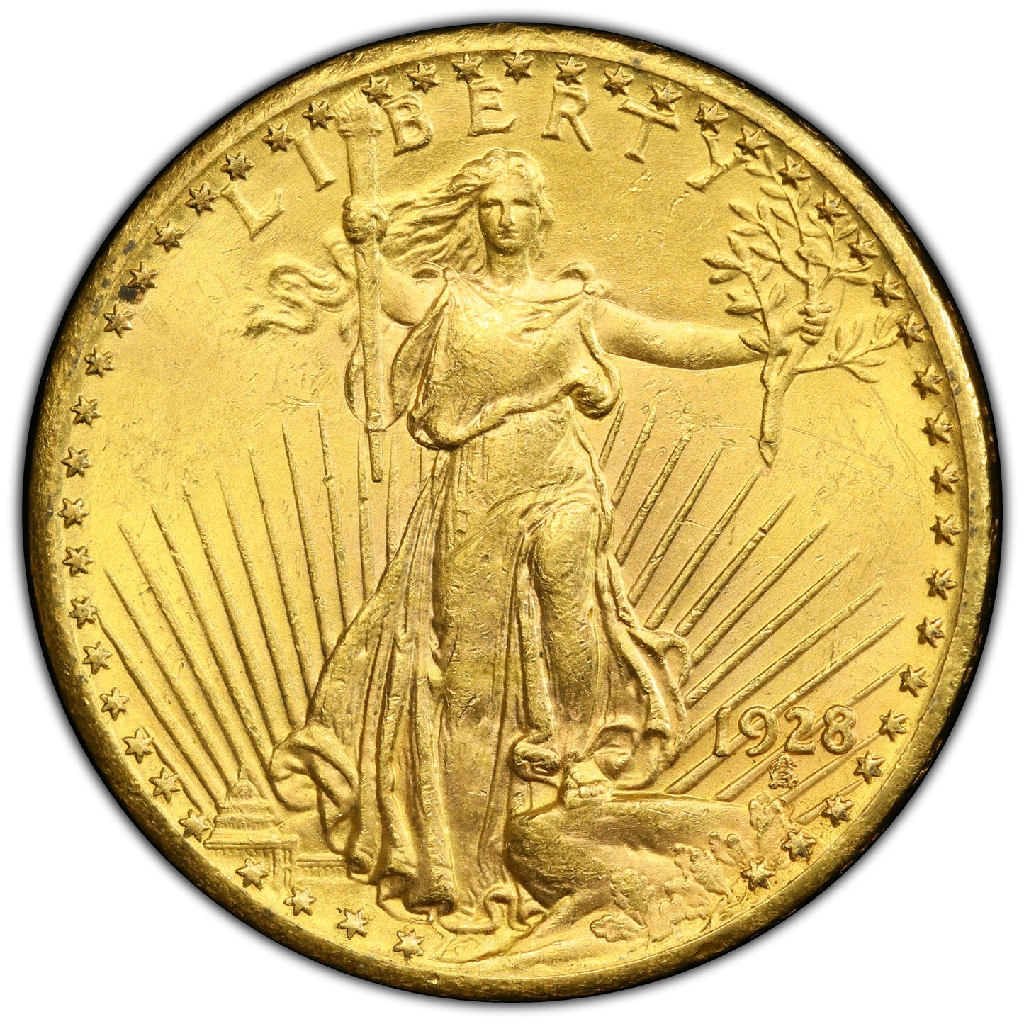 1928 $20 MS61 PCGS