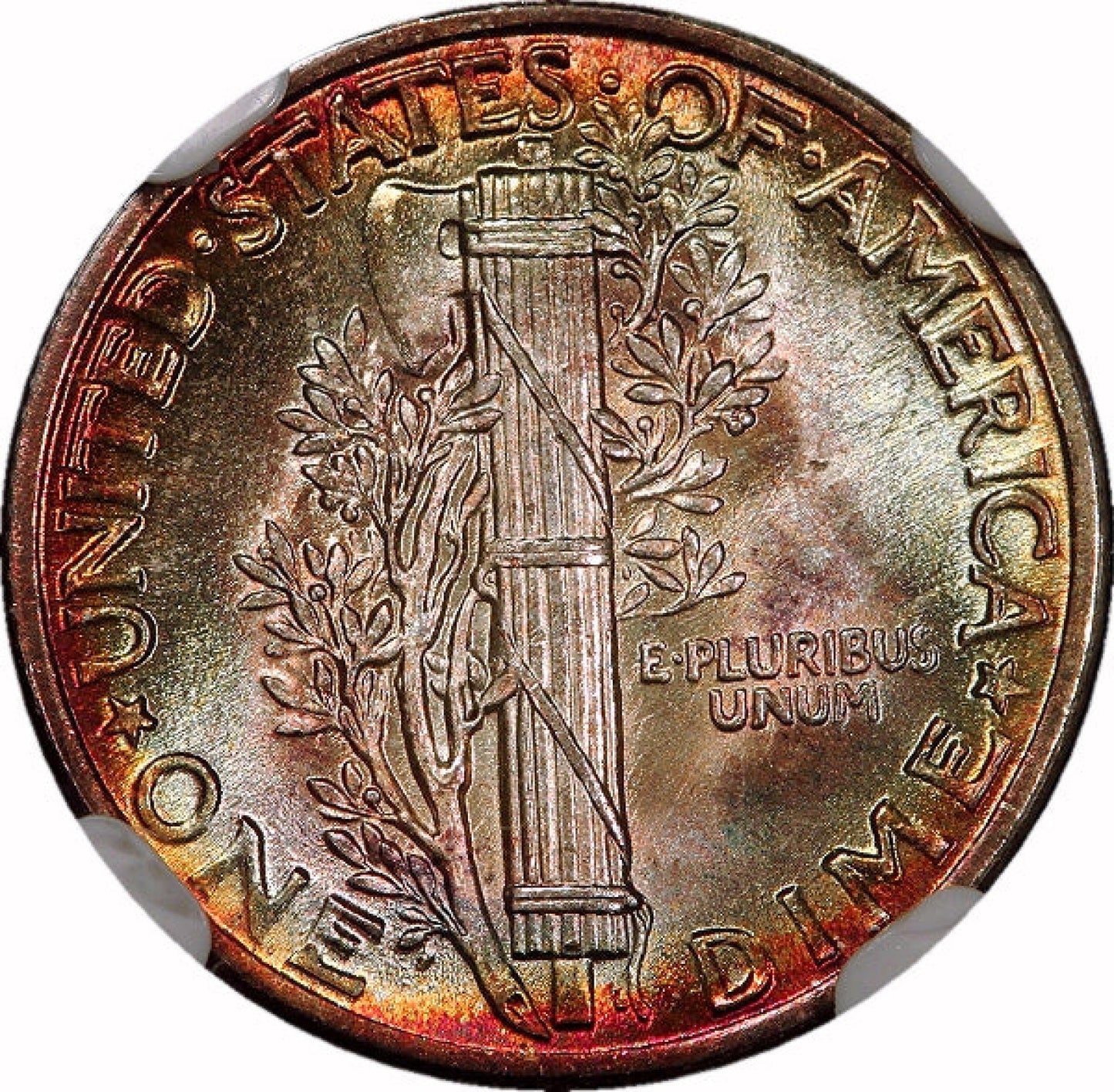1935 10C MS68 FB PCGS CAC 10C