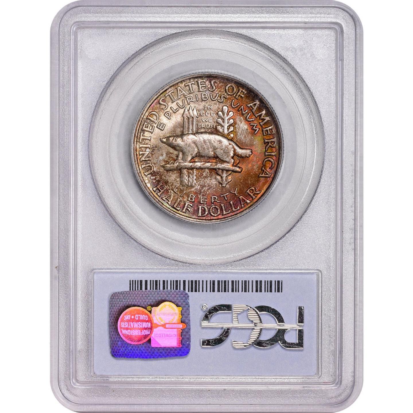 1936 WISCONSIN 50C MS67 PCGS GOLD CAC - Paradime Coins | PCGS NGC CACG CAC Rare US Numismatic Coins For Sale