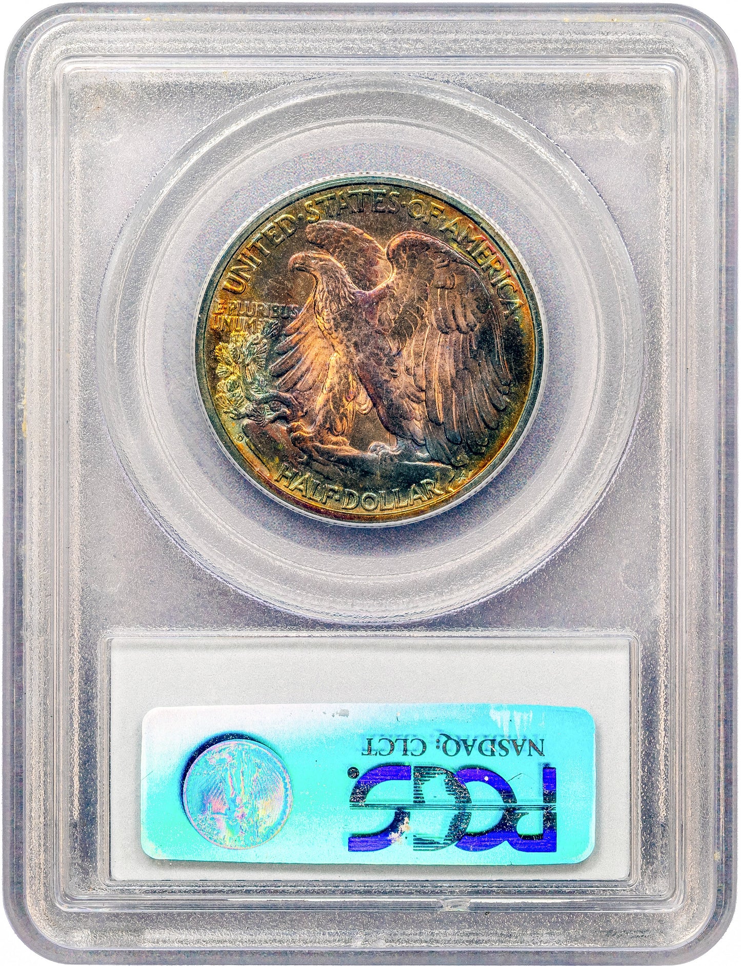 1937-D 50C MS66 PCGS REVERSE HOLDER
