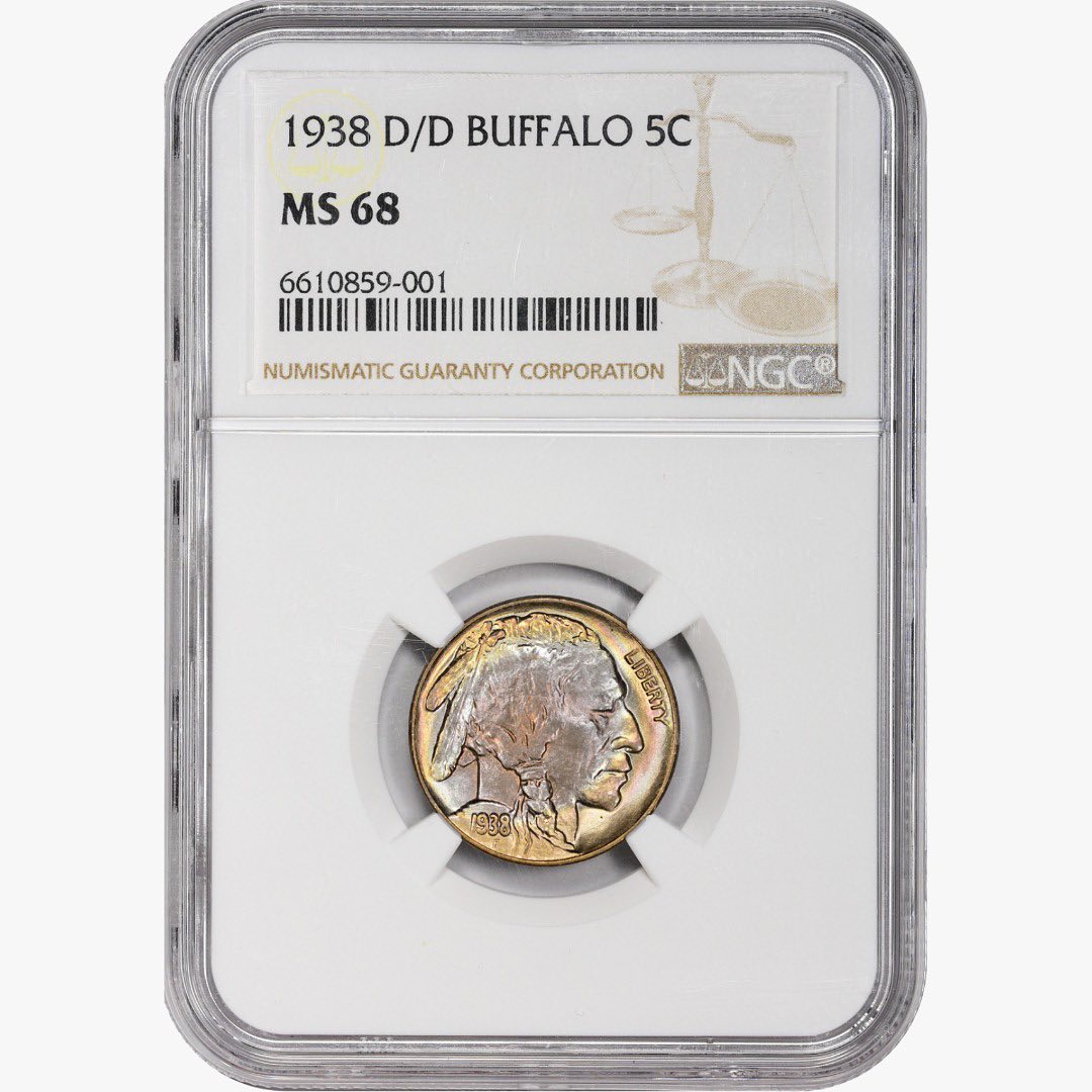 1938-D/D 5C MS68 NGC - Paradime Coins | PCGS NGC CACG CAC Rare US Numismatic Coins For Sale
