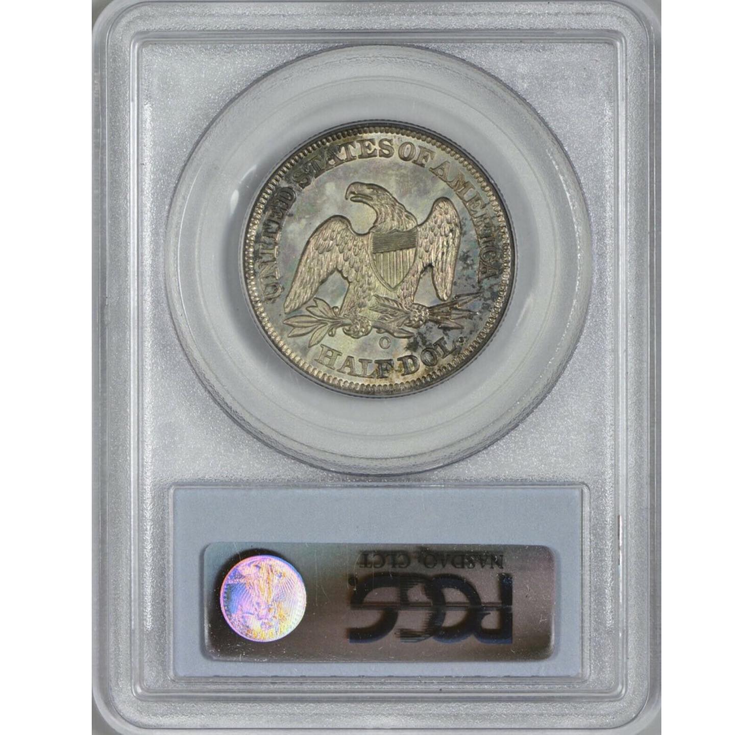 1855-O 50C ARROWS MS62 PCGS CAC
