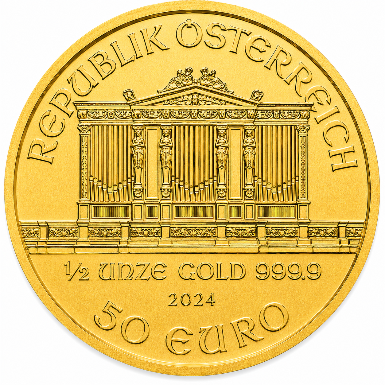 1/2 oz Austrian Gold Philharmonic Random Year