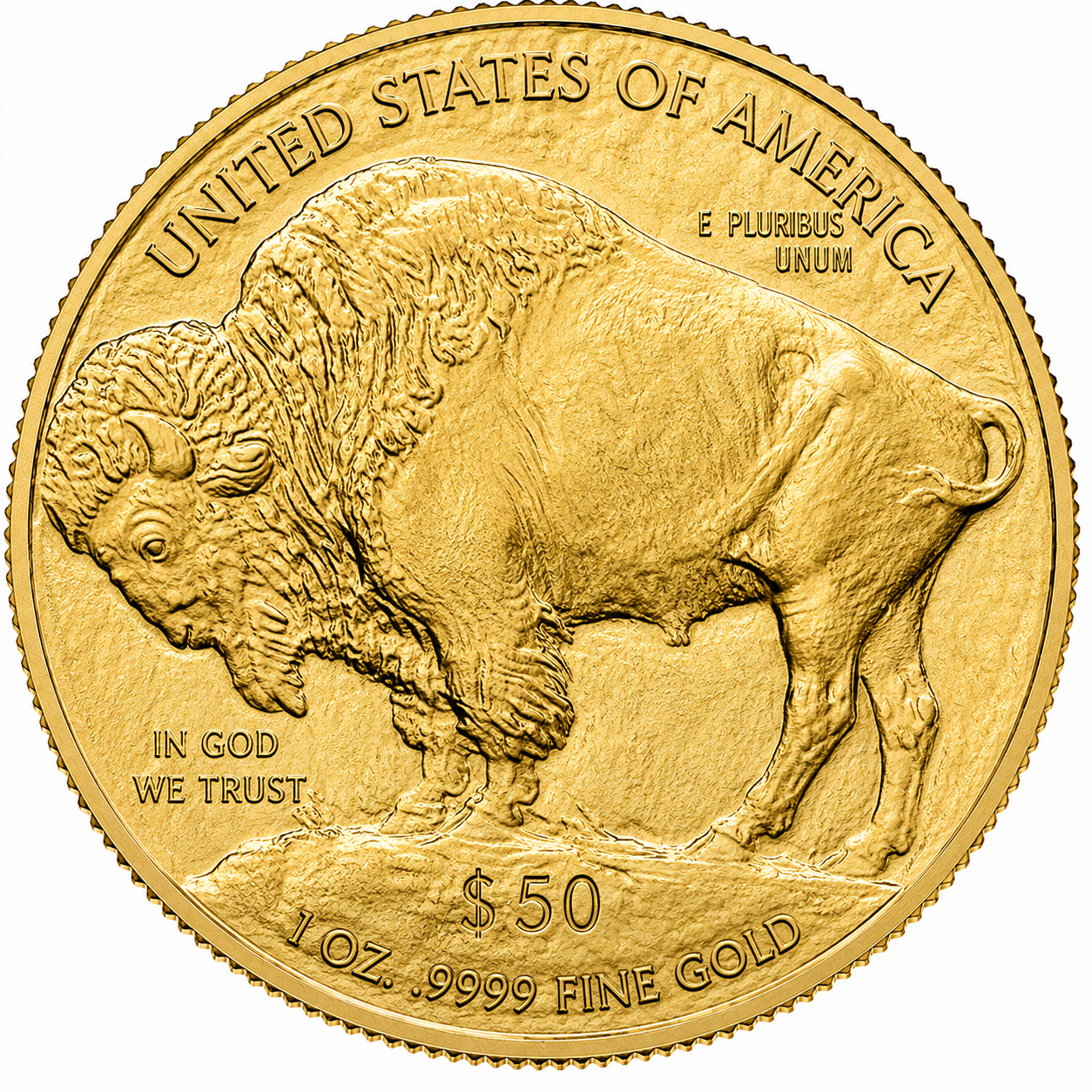 1 oz American Gold Buffalo Coin BU - Random Year
