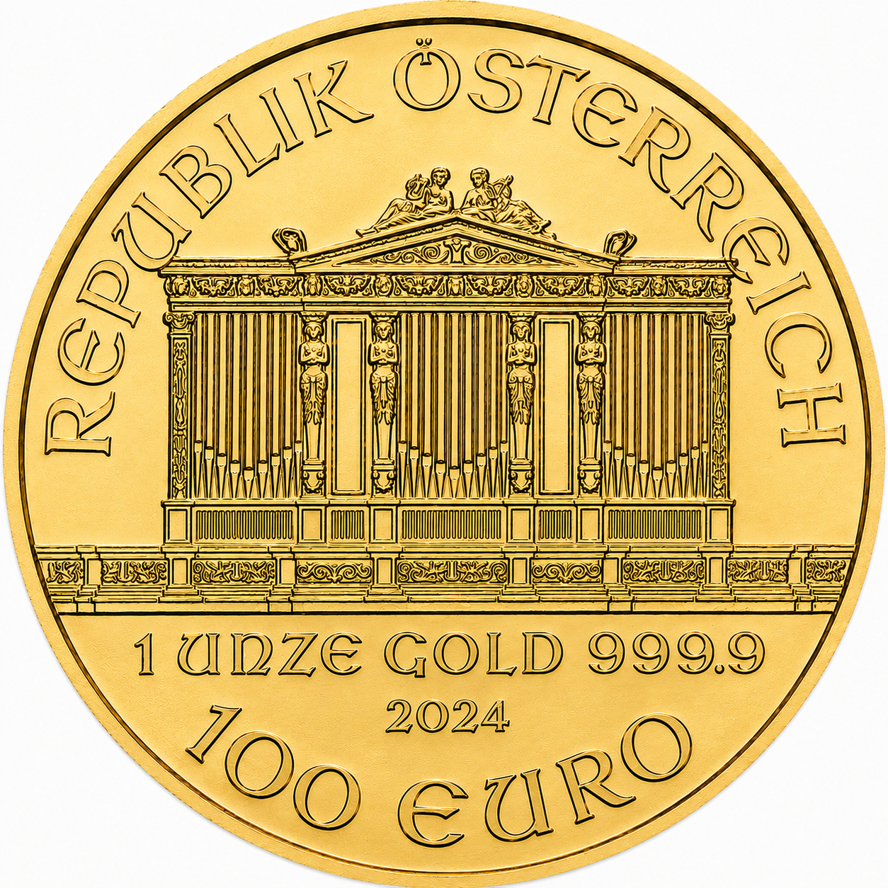 1 oz Austrian Gold Philharmonic - Random Year