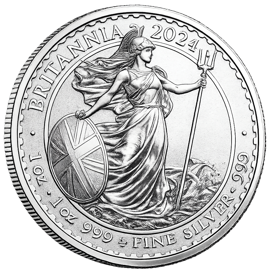 1 oz Silver British Britannia BU - Random Year