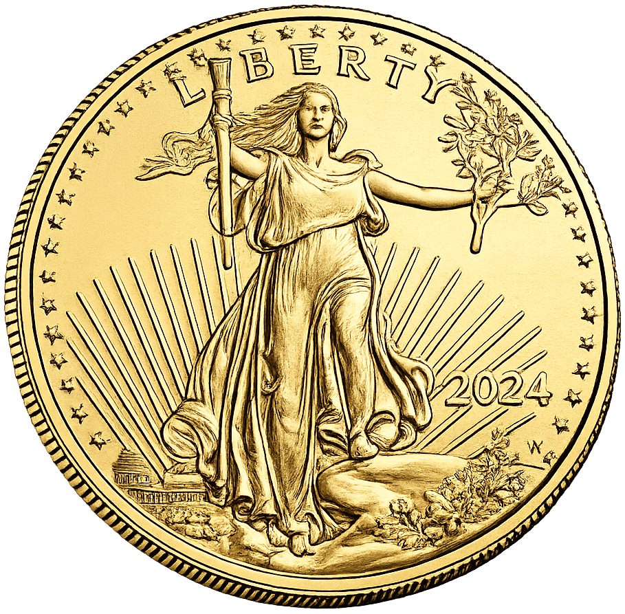 2026 1 oz American Gold Eagle Coin BU - Random Year