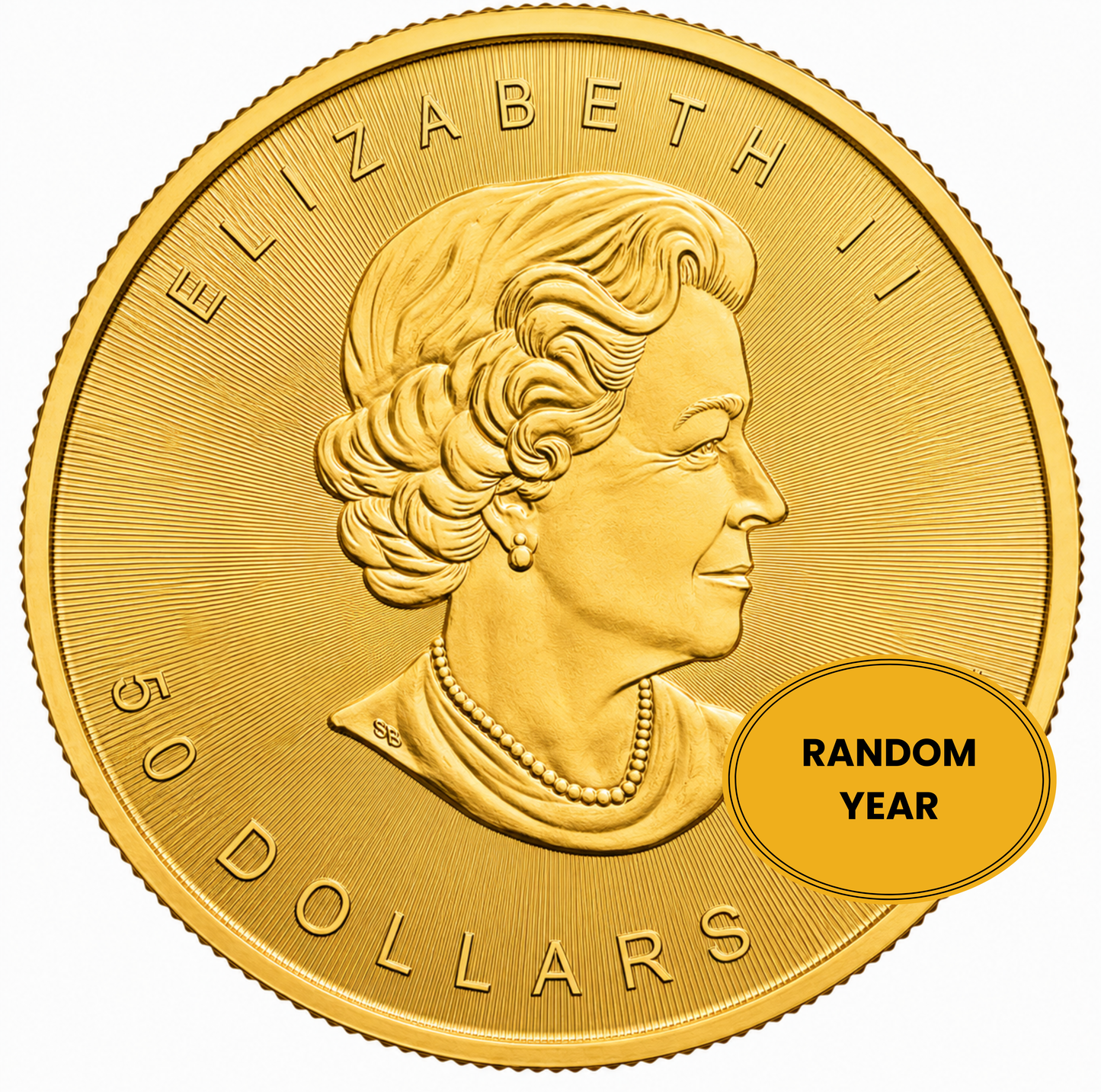 1 oz Canadian Gold Maple Leaf Coin BU - Random Year