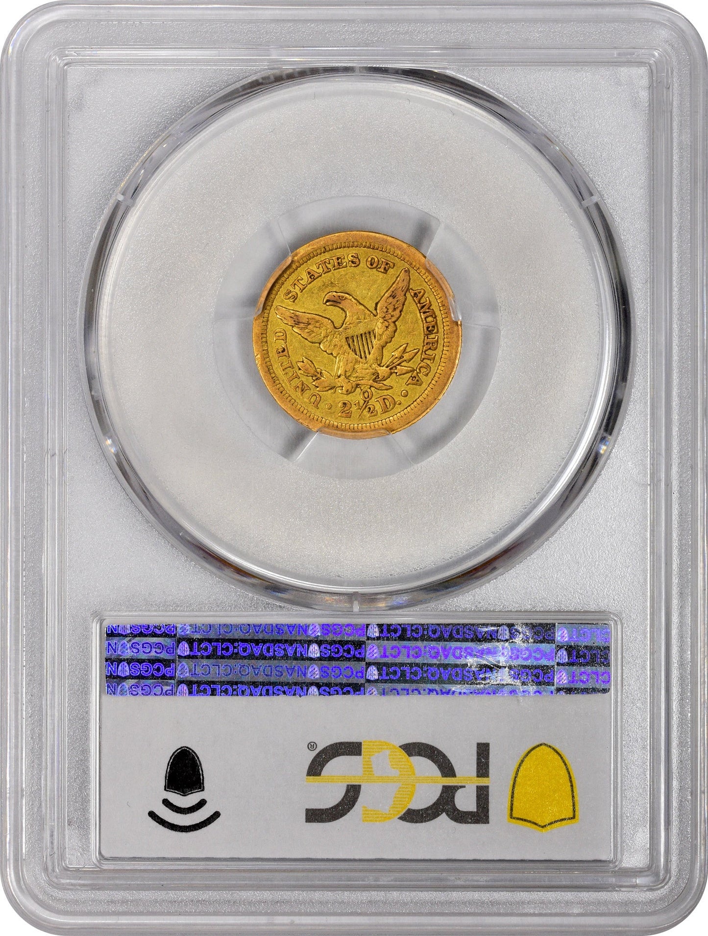 1845-O $2.5 VF35 PCGS GOLD CAC