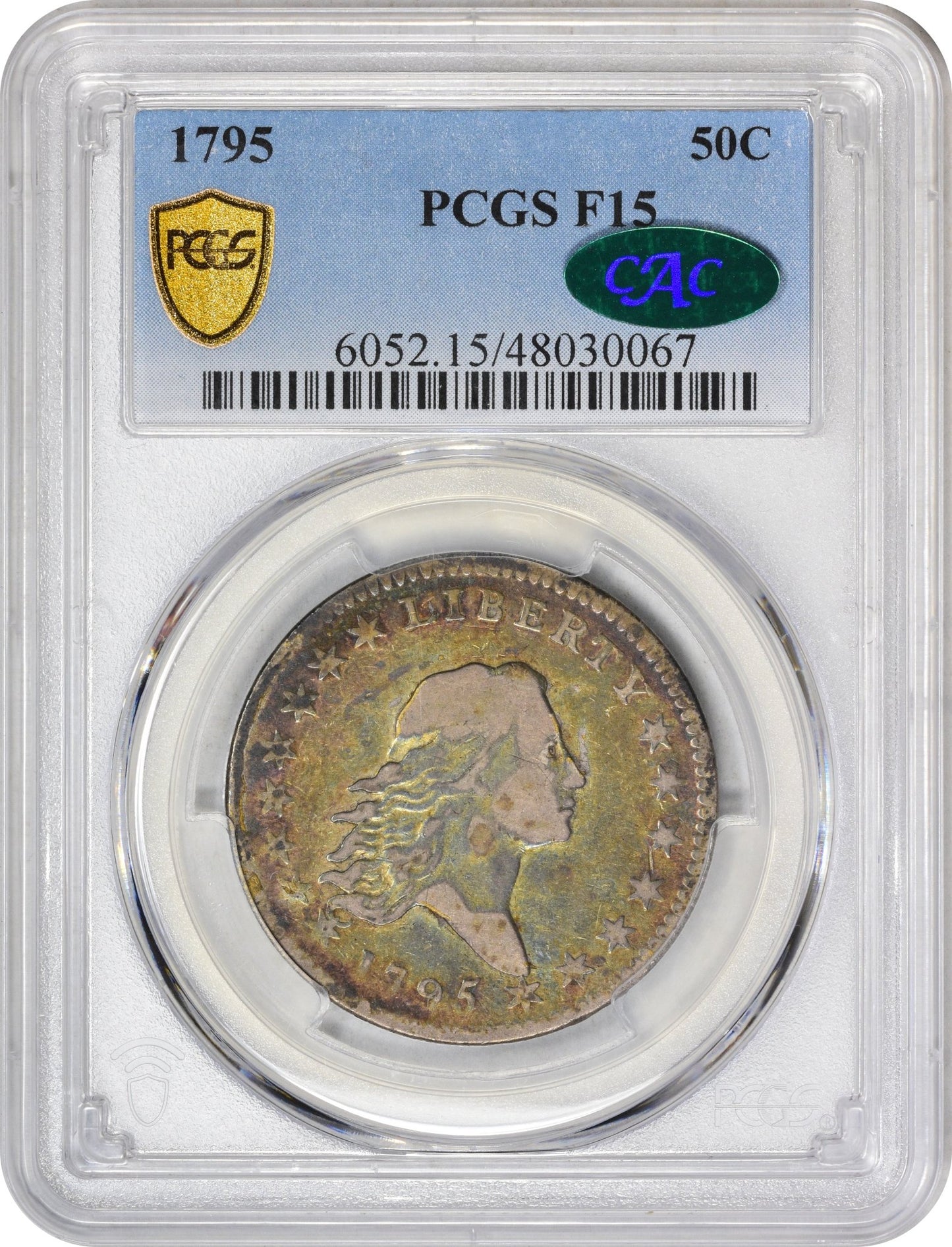 1795 50C F15 PCGS CAC - Paradime Coins | PCGS NGC CACG CAC Rare US Numismatic Coins For Sale