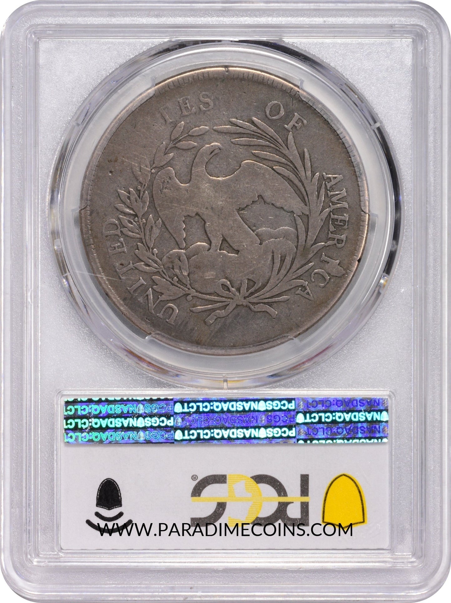 1796 $1 LG DT SM LT G06 PCGS CAC - Paradime Coins | PCGS NGC CACG CAC Rare US Numismatic Coins For Sale