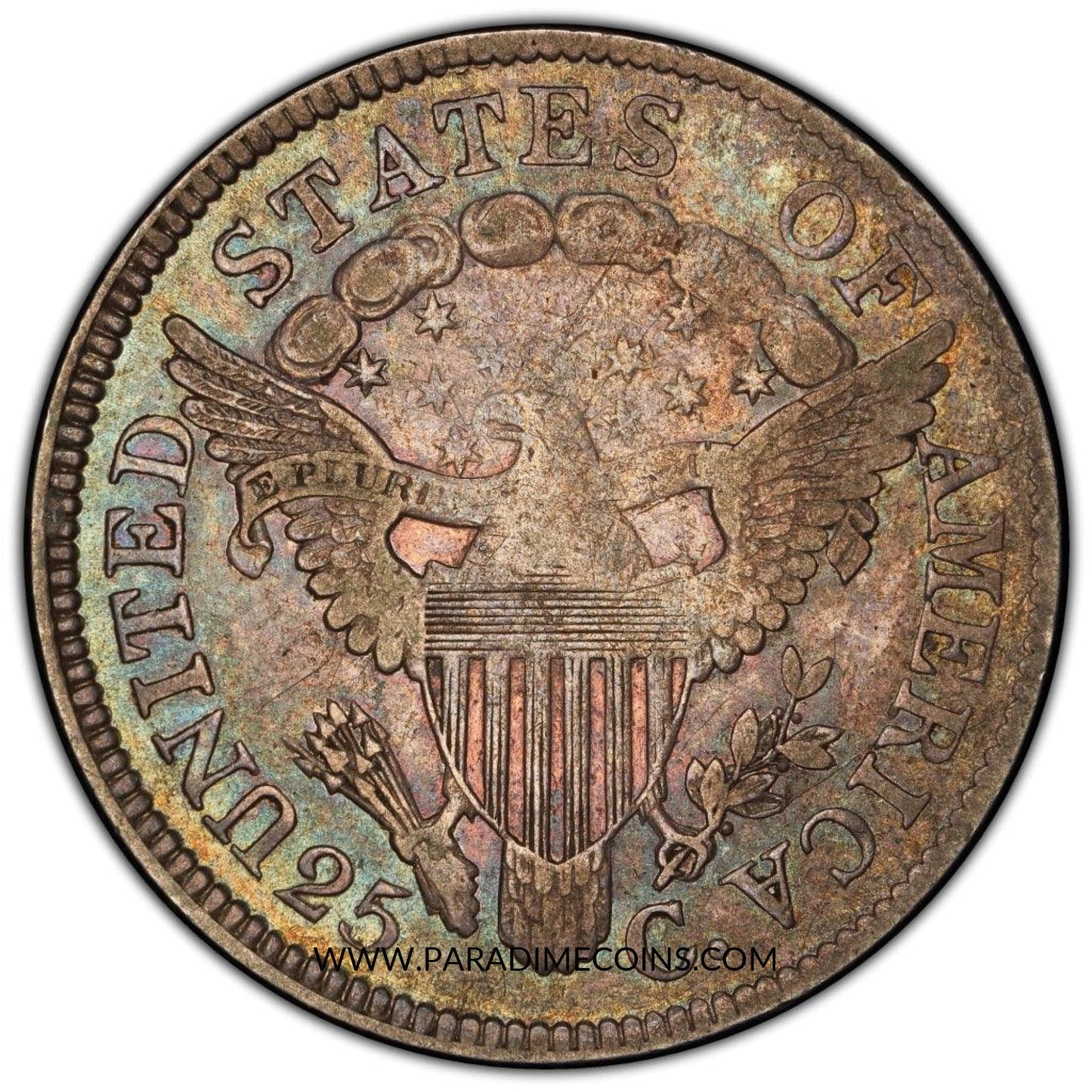1806 25C VF35 PCGS CAC - Paradime Coins | PCGS NGC CACG CAC Rare US Numismatic Coins For Sale