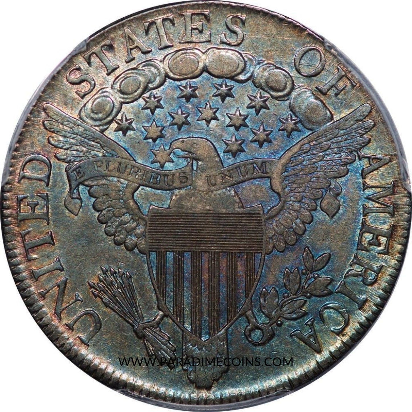 1806 50C Pointed 6 No Stem AU55 PCGS CAC - Paradime Coins | PCGS NGC CACG CAC Rare US Numismatic Coins For Sale