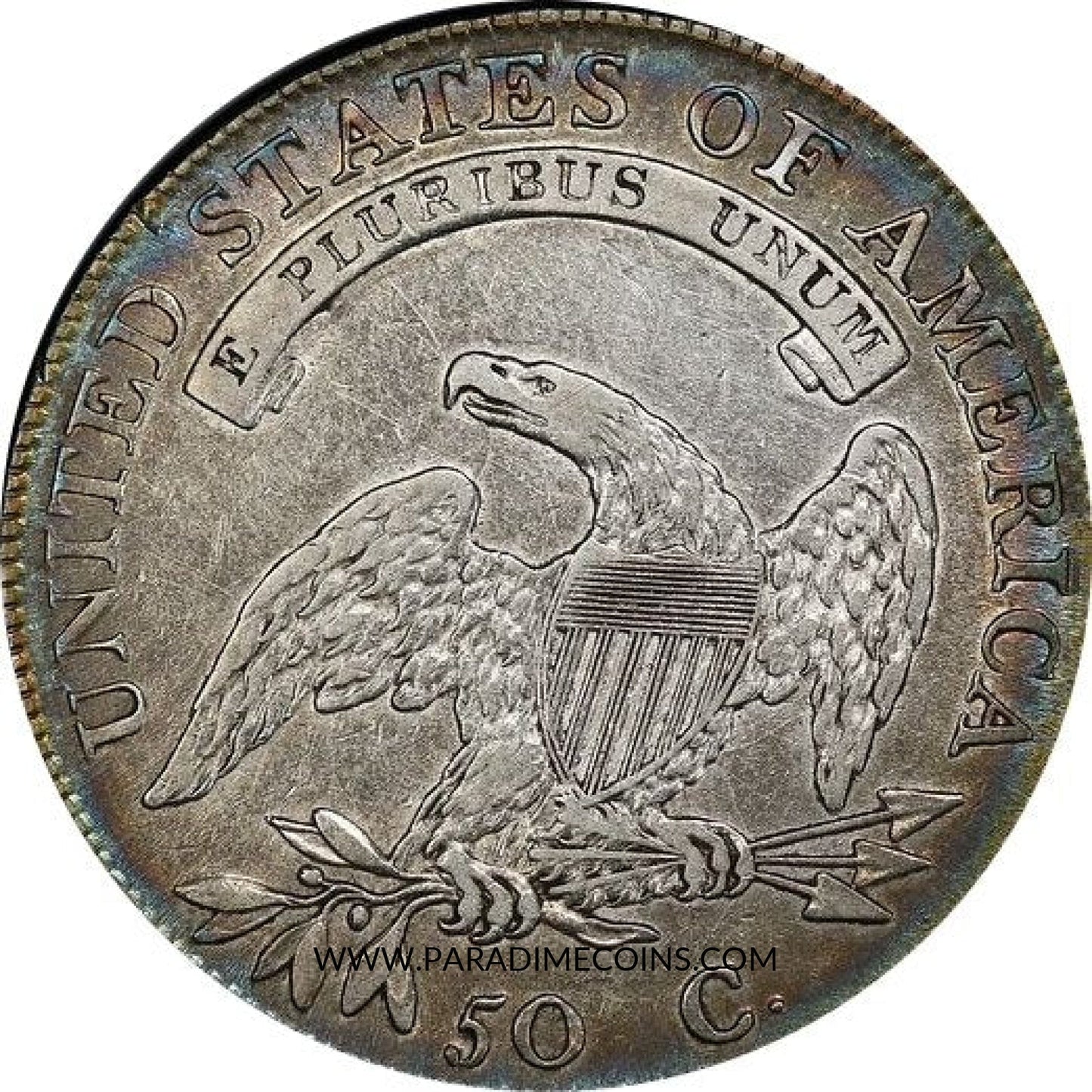 1807 50C LARGE STARS VF25 PCGS - Paradime Coins | PCGS NGC CACG CAC Rare US Numismatic Coins For Sale